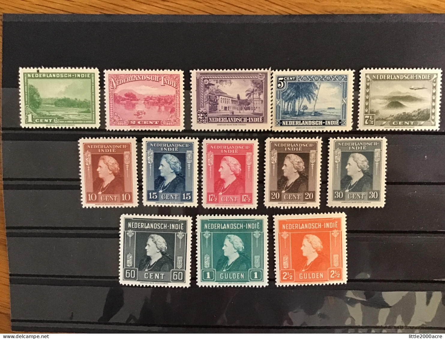 Netherland Indies 1945 Complete Set Mint SG 467-79 Sc 250-62 NVPH 304-16 - Netherlands Indies