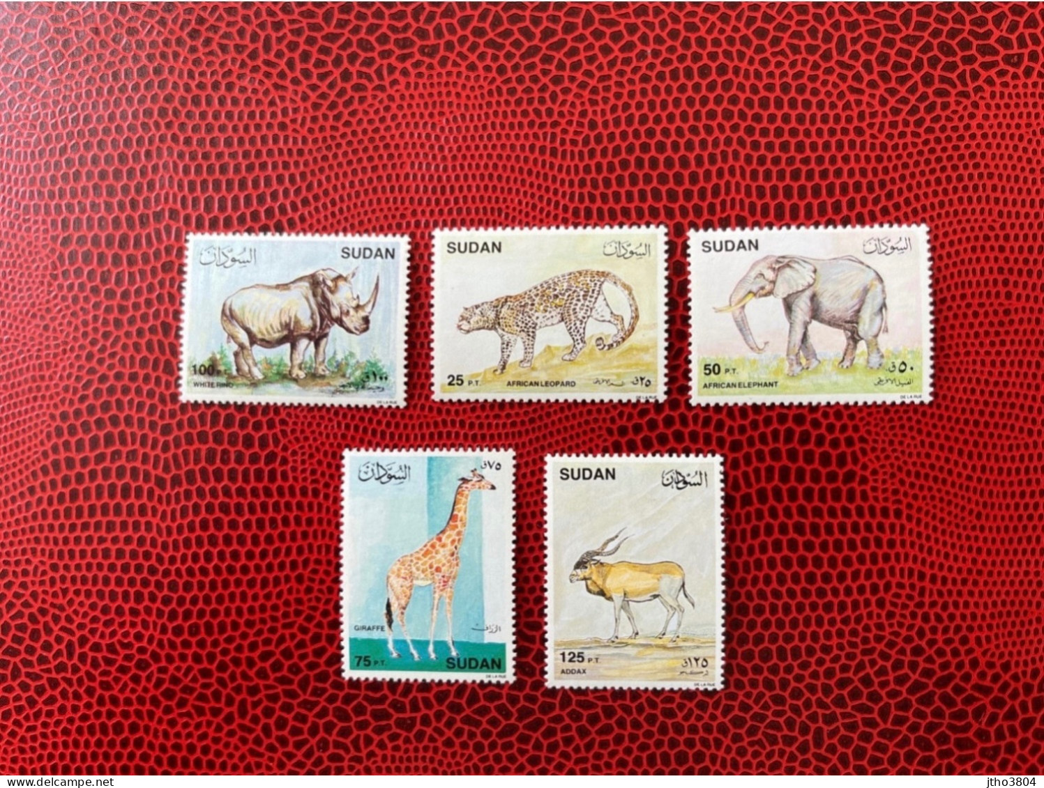 Soudan 1990 5v Neuf MNH ** Mi Mamíferos Mammals Säugetiere Mammiferi Mammifère Sudan - Autres & Non Classés