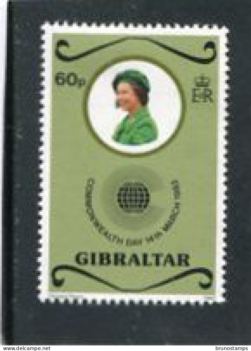 GIBRALTAR - 1983  60p  COMMONWEALTH DAY  MINT - Gibraltar