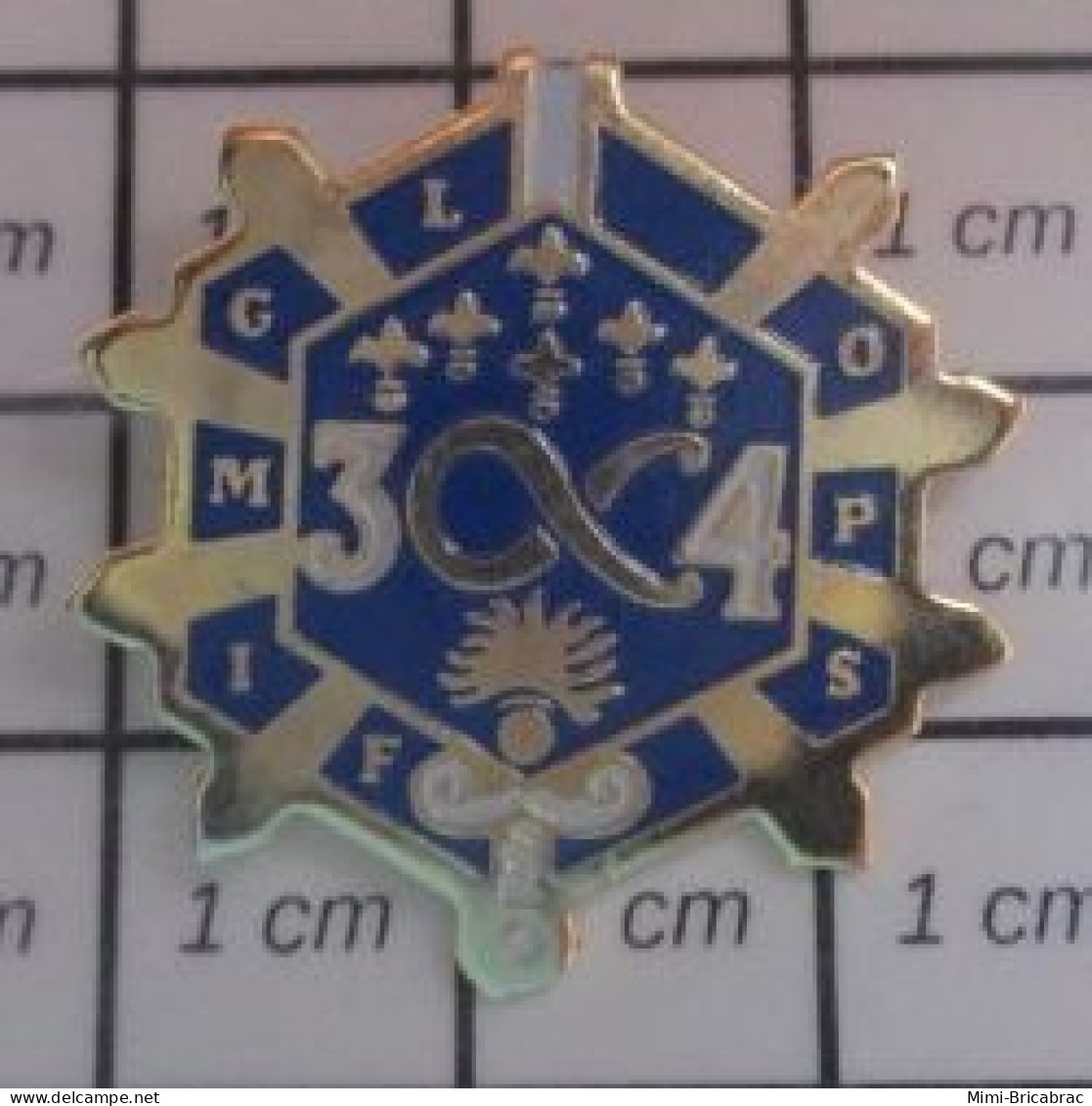 811H Pin's Pins / Beau Et Rare / MILITARIA / GENDARMERIE ? LGMIF OPS 34 - Militari