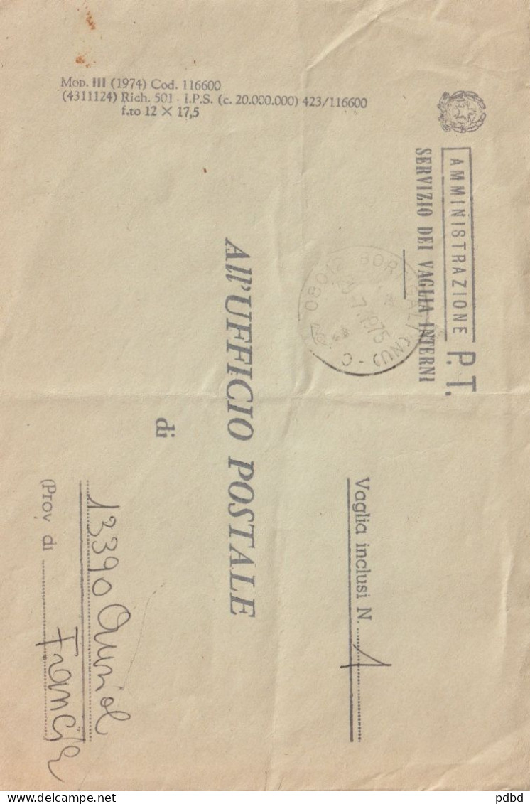 FT 06 . Italie . 4 Documents . Entier Postal . Etat Civil . 2 Enveloppes . - Franking Machines (EMA)