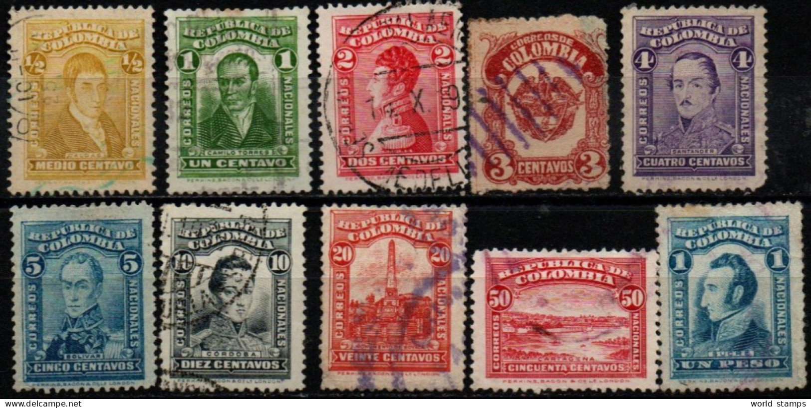 COLOMBIE 1917 O - Colombie