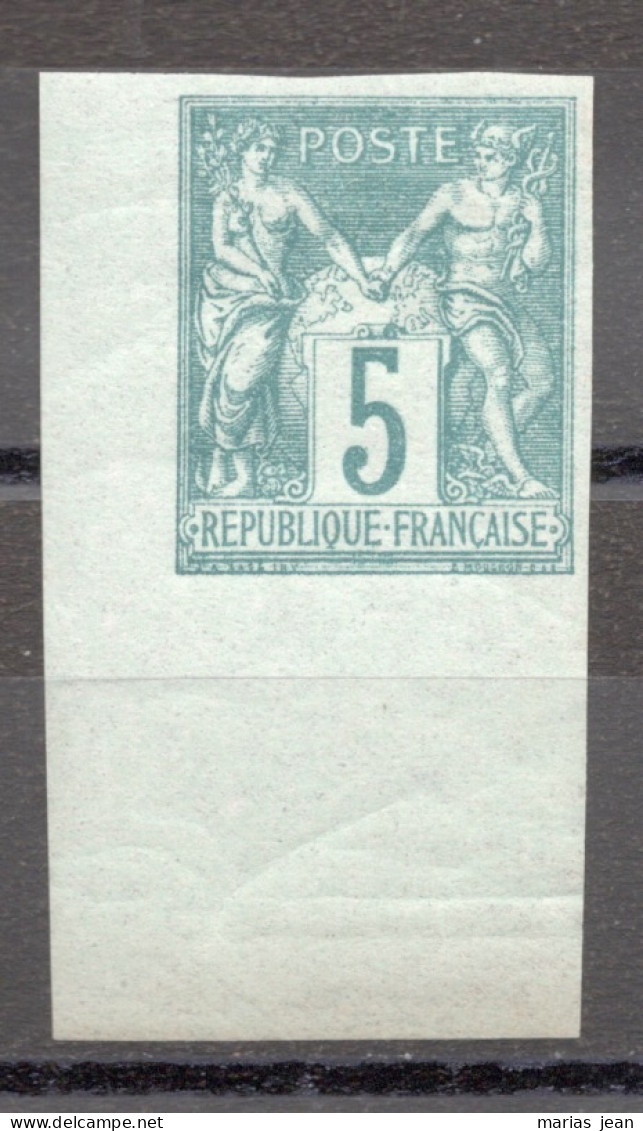 France  Numéro 64a  N** Cdd  Signé Scheller TTB - 1876-1878 Sage (Typ I)