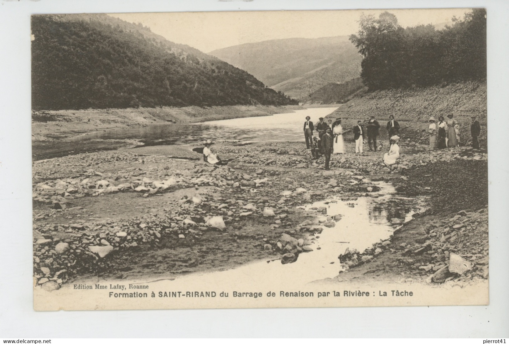 RENAISON - Formation à SAINT RIRAND Du Barrage De Renaison Par La Rivière : La Tâche - Other & Unclassified