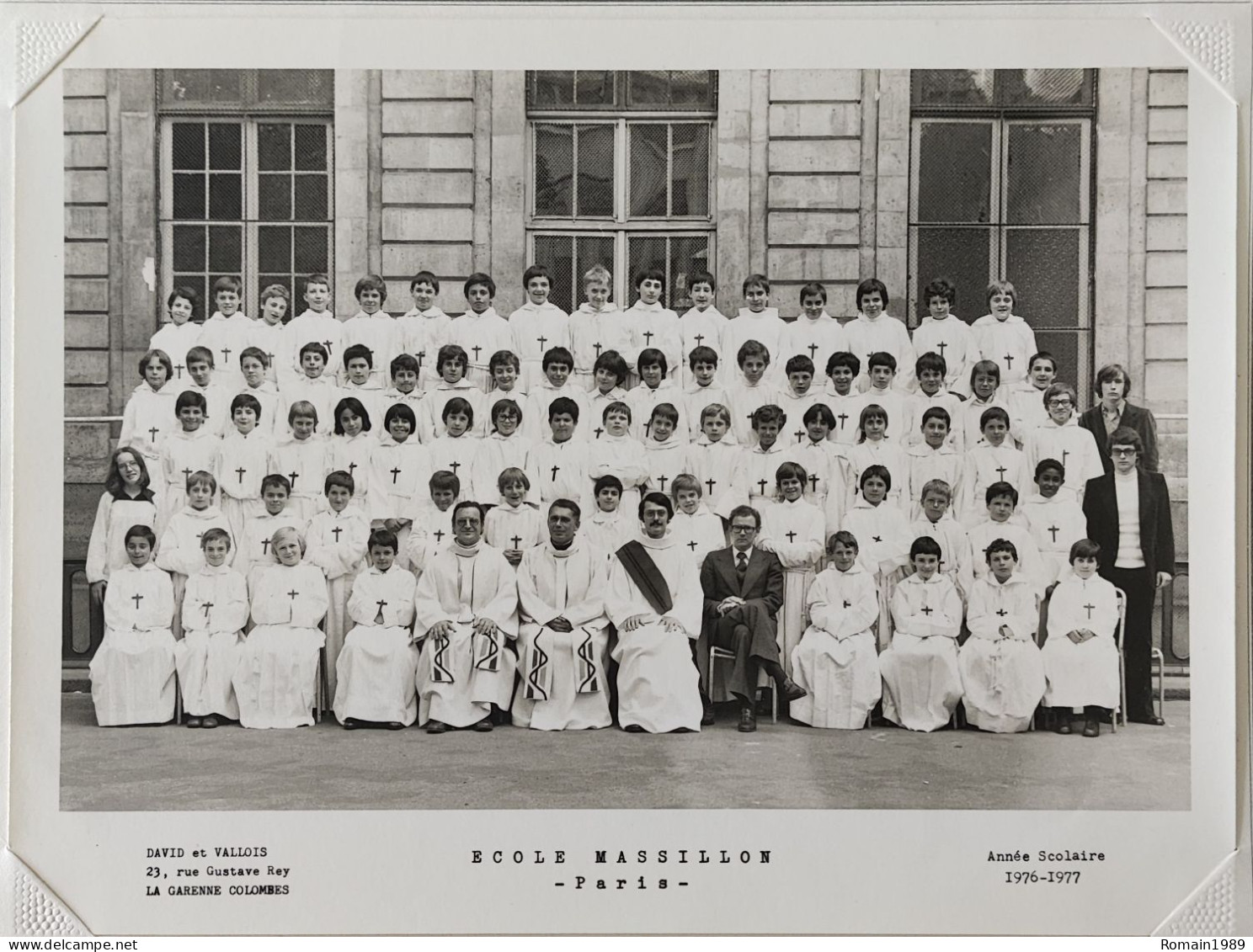 Paris école Massillon 1976-1977 - Enseignement, Ecoles Et Universités