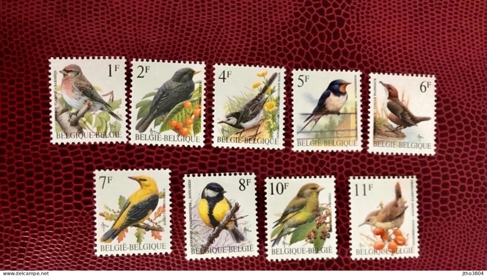 BELGIQUE 1992 9v Neuf MNH ** YT Pájaro Bird Pássaro Vogel Ucello Oiseau BELGIUM BELGIEN BELGIË - Sonstige & Ohne Zuordnung