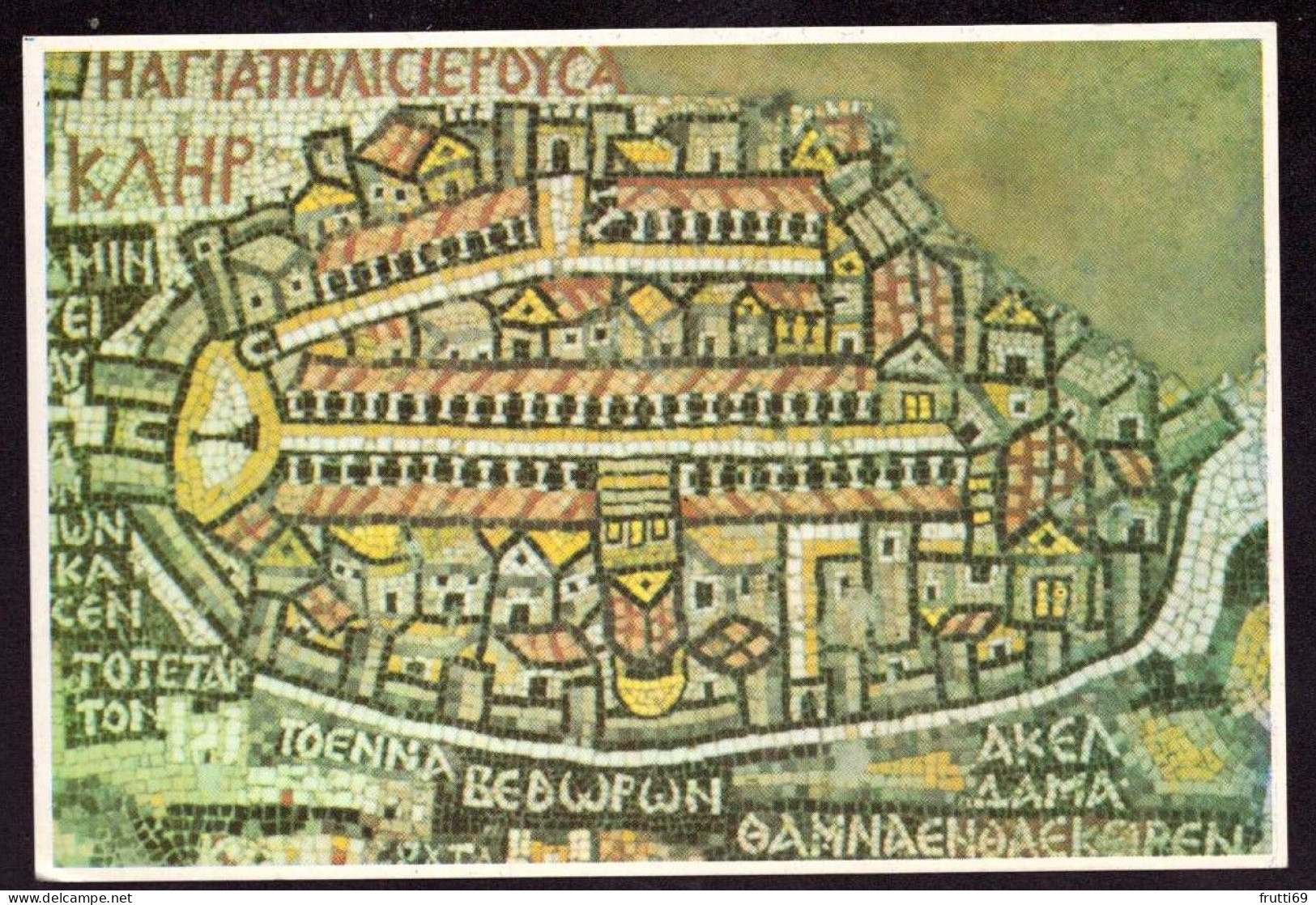 AK 212386 JORDAN - Mosaic Map Photo At Orthodox Church Of St. George - Jordanien