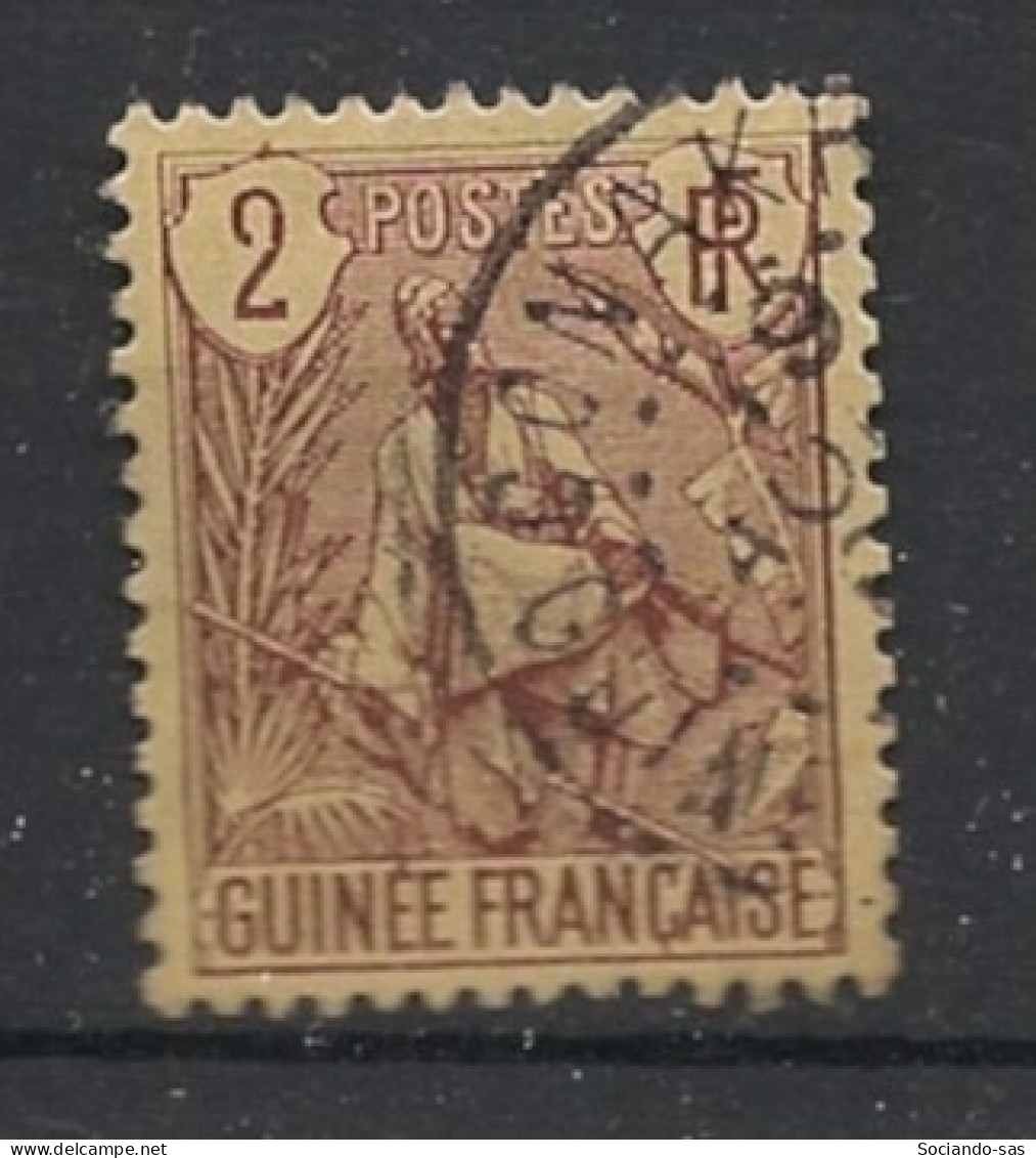 GUINEE - 1904 - N°YT. 19 - Berger Pulas 2c Lilas-brun - Oblitéré / Used - Oblitérés