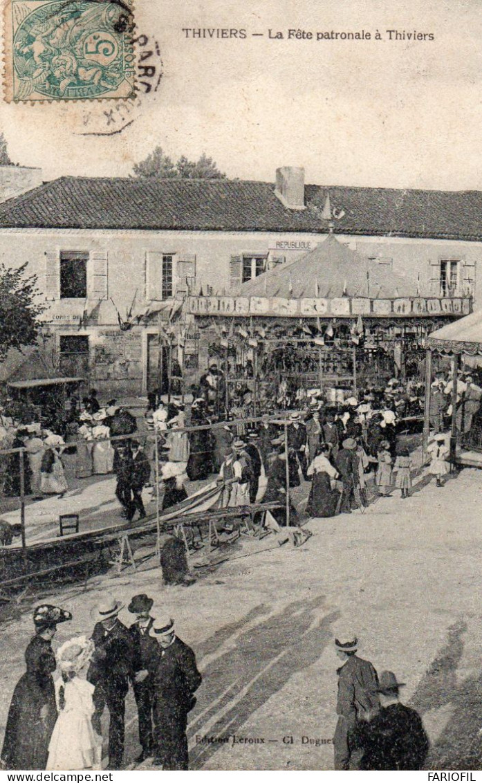 THIVIERS - La Fete Patronale à Thiviers . - Thiviers