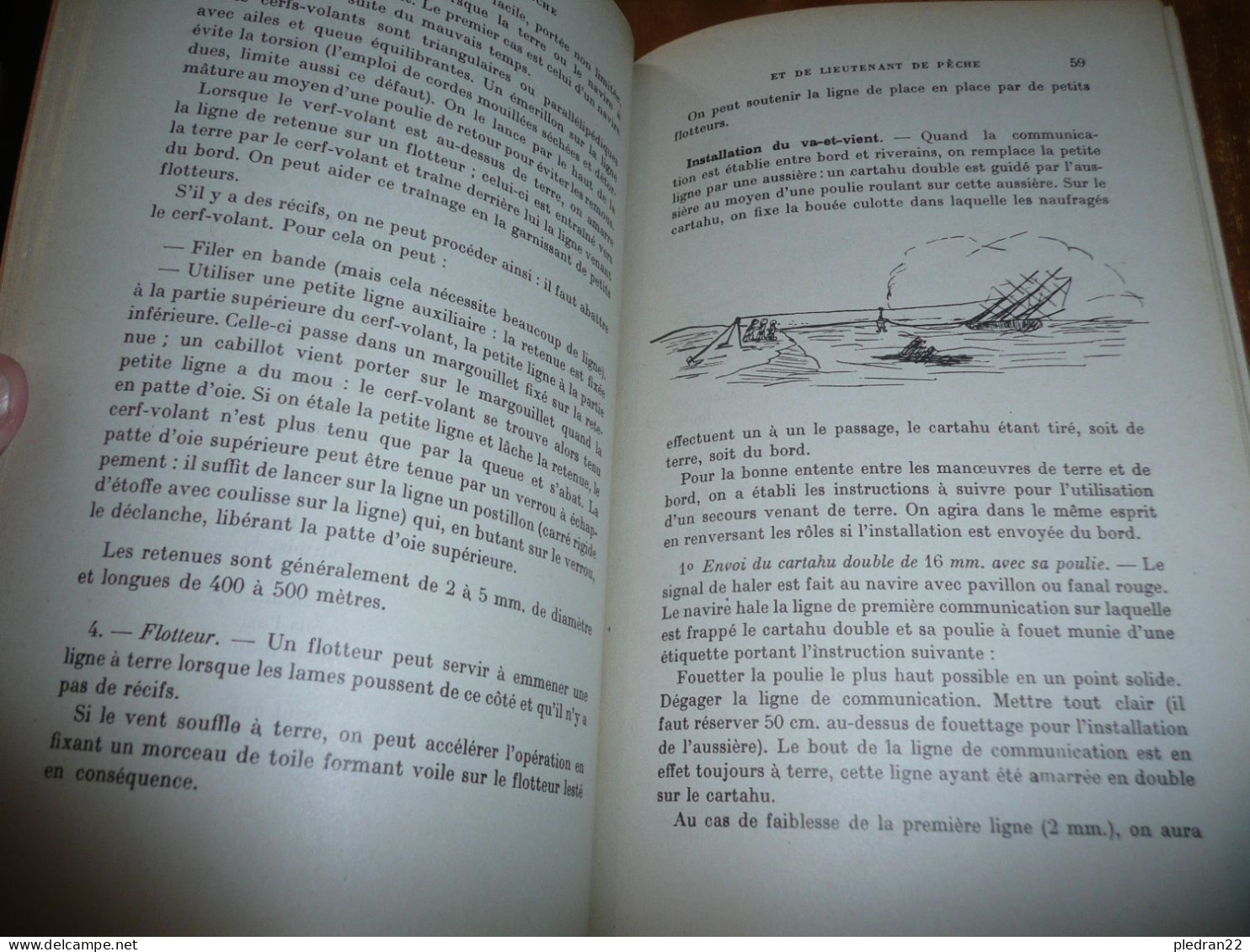 COURS DE PATRON ET DE LIEUTENANT DE PECHE TOME IV REGLE DE BARRE ET DE ROUTE FEUX ET SIGNAUX ++ J. De SAINT DENIS 1966 - Barche