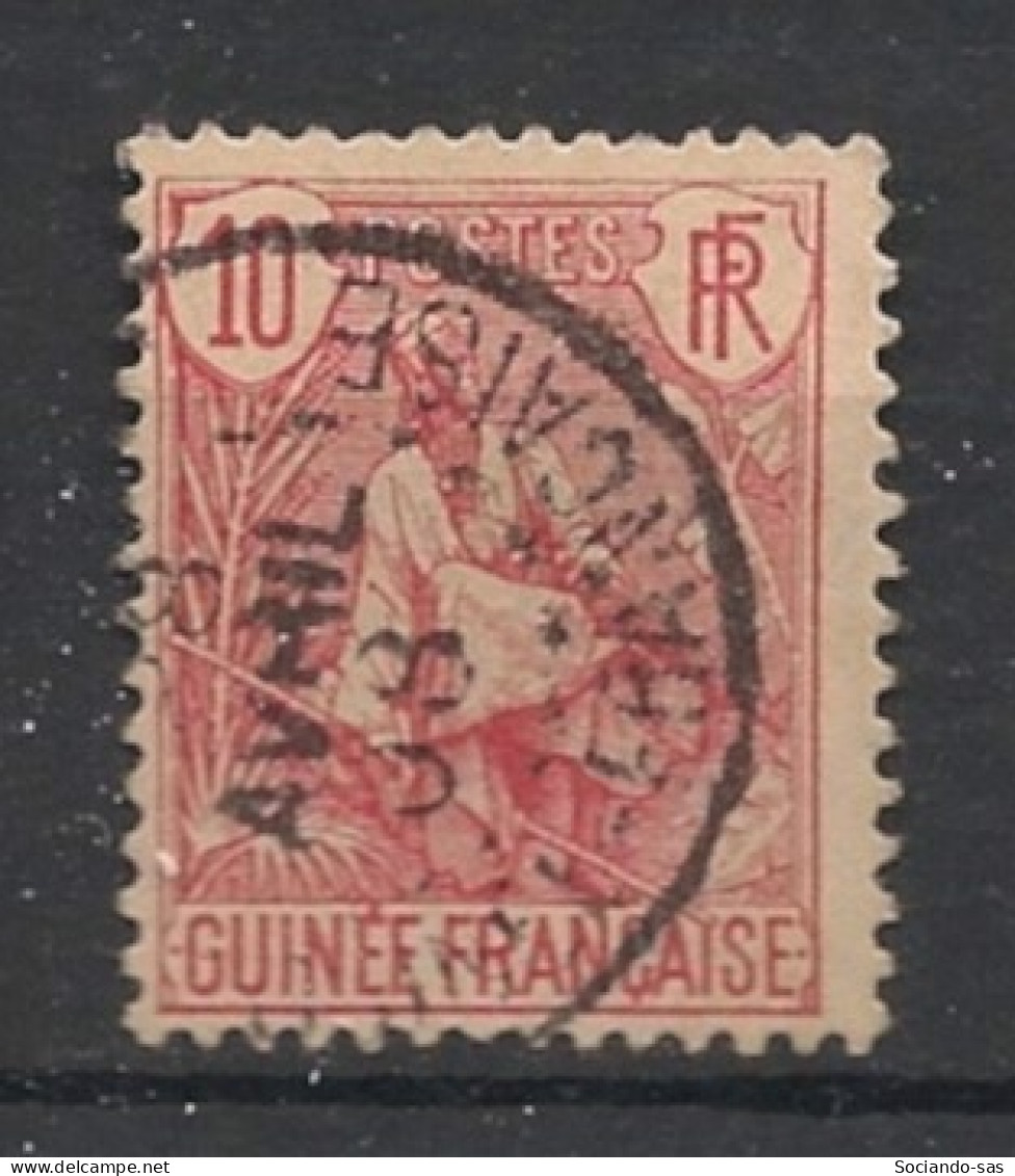 GUINEE - 1904 - N°YT. 22 - Berger Pulas 10c Rouge - Oblitéré / Used - Gebruikt