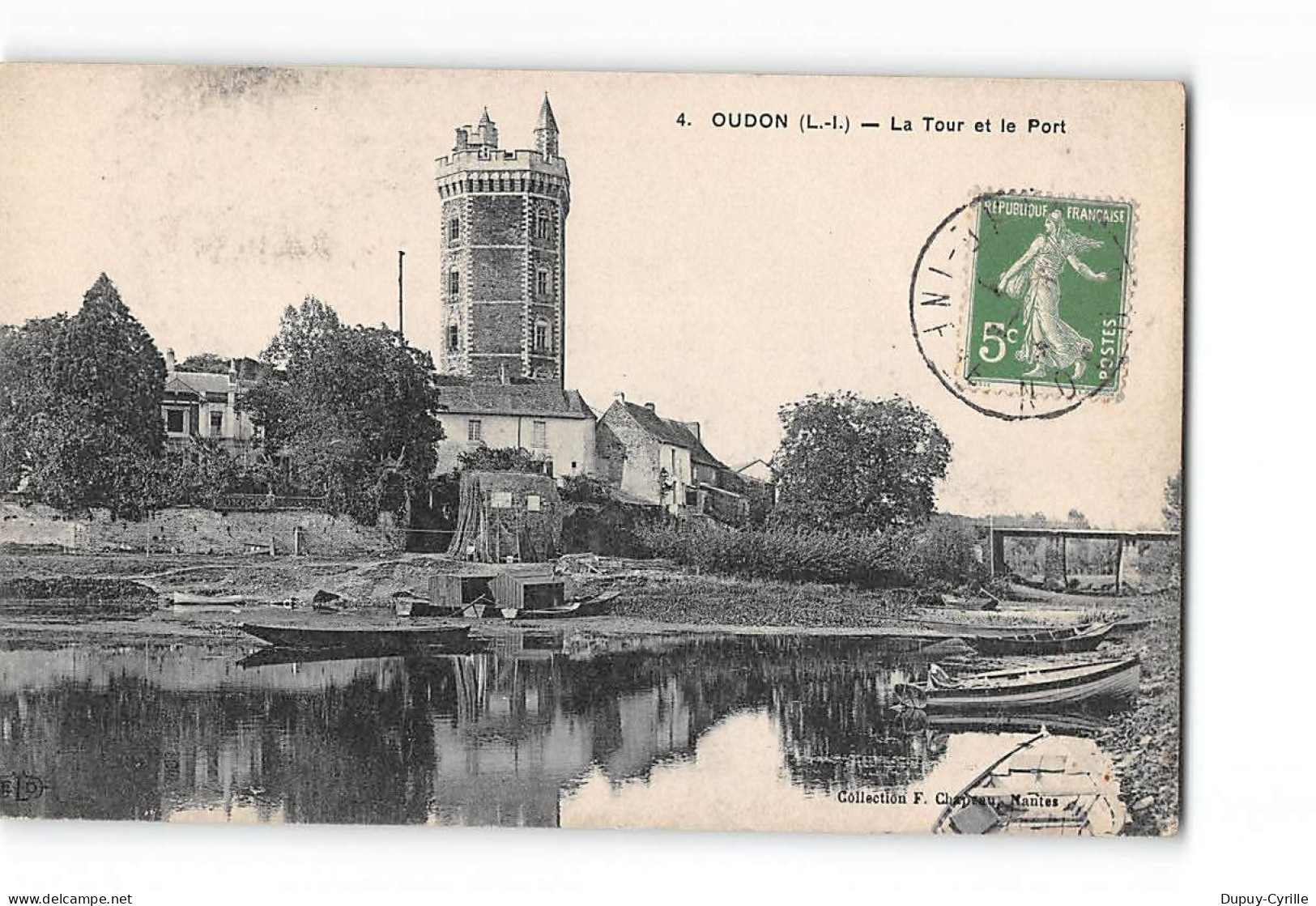 OUDON - La Tour Et Le Port - Très Bon état - Oudon