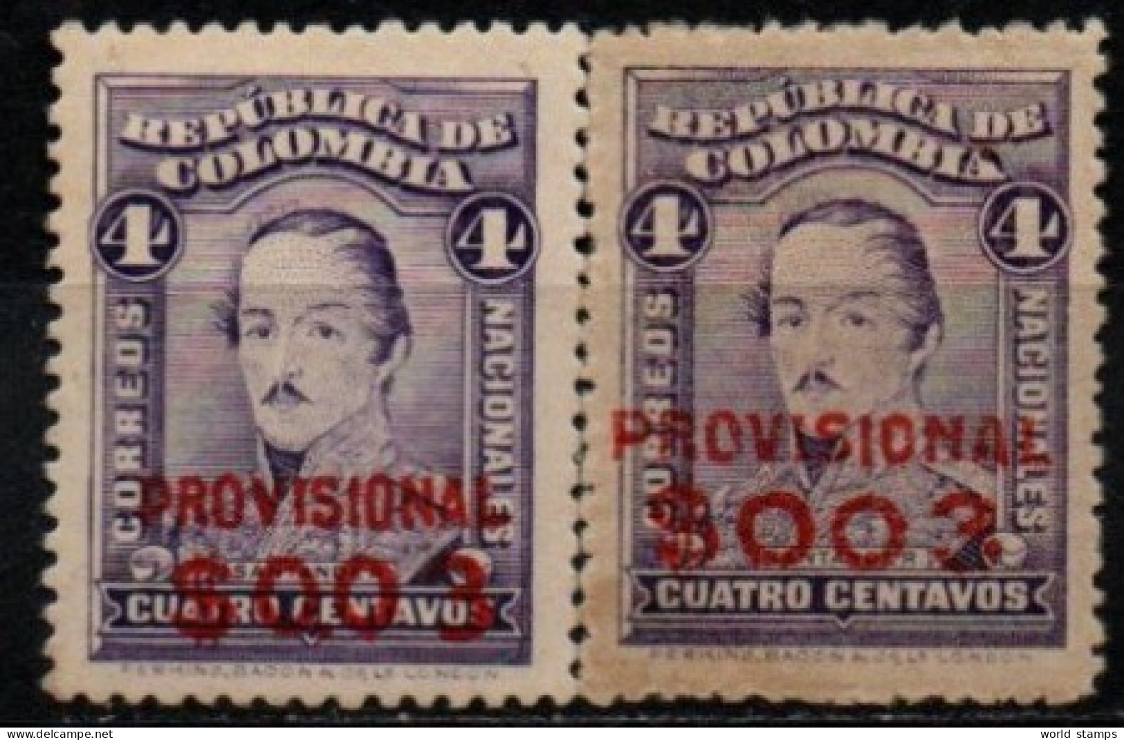 COLOMBIE 1922-4 * - Colombia