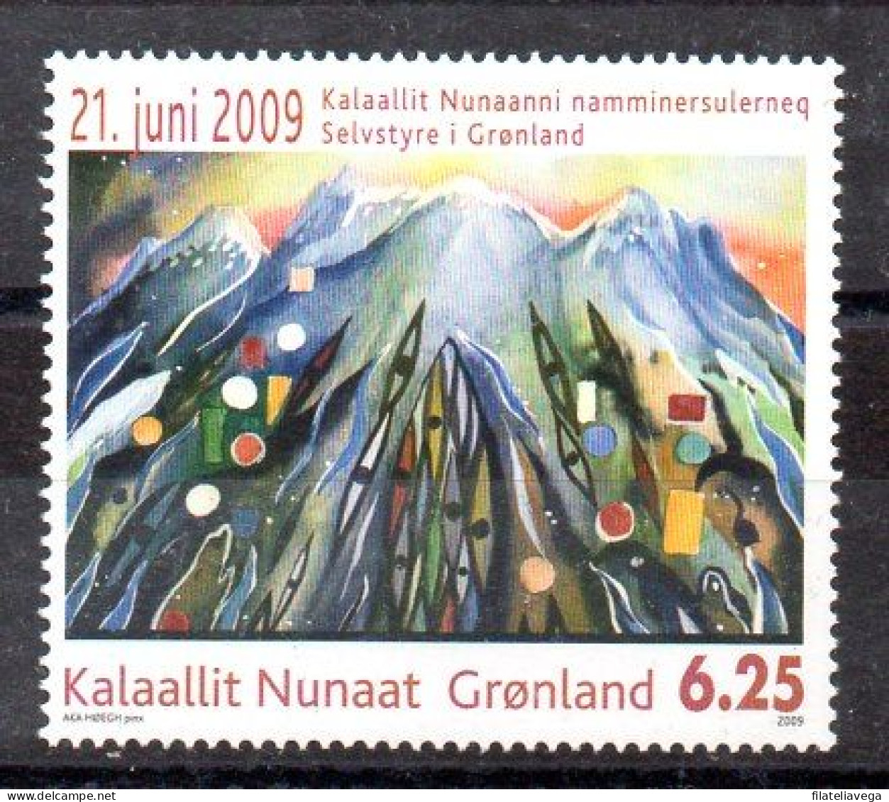 Groenlandia Serie Nº Yvert 519 ** PINTURA (PICTURE) - Unused Stamps