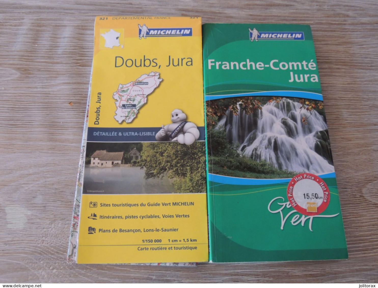 Guide Michelin : Franche-Comté,Jura (2007) + Carte Michelin Doubs,Jura - Tourisme