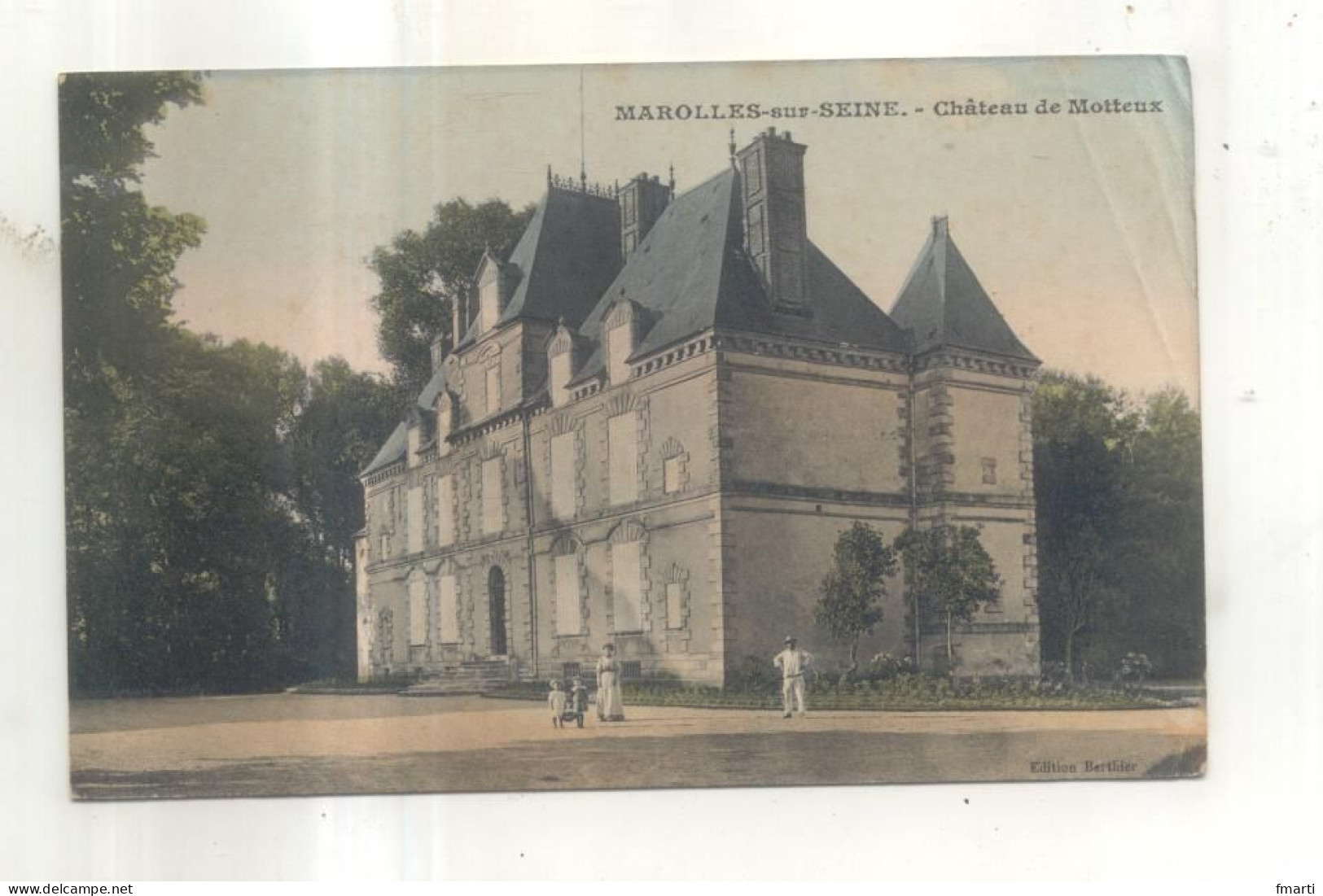 Marolles Sur Seine, Chateau De Motteuse (CP Vendue Dans L'état) - Altri & Non Classificati