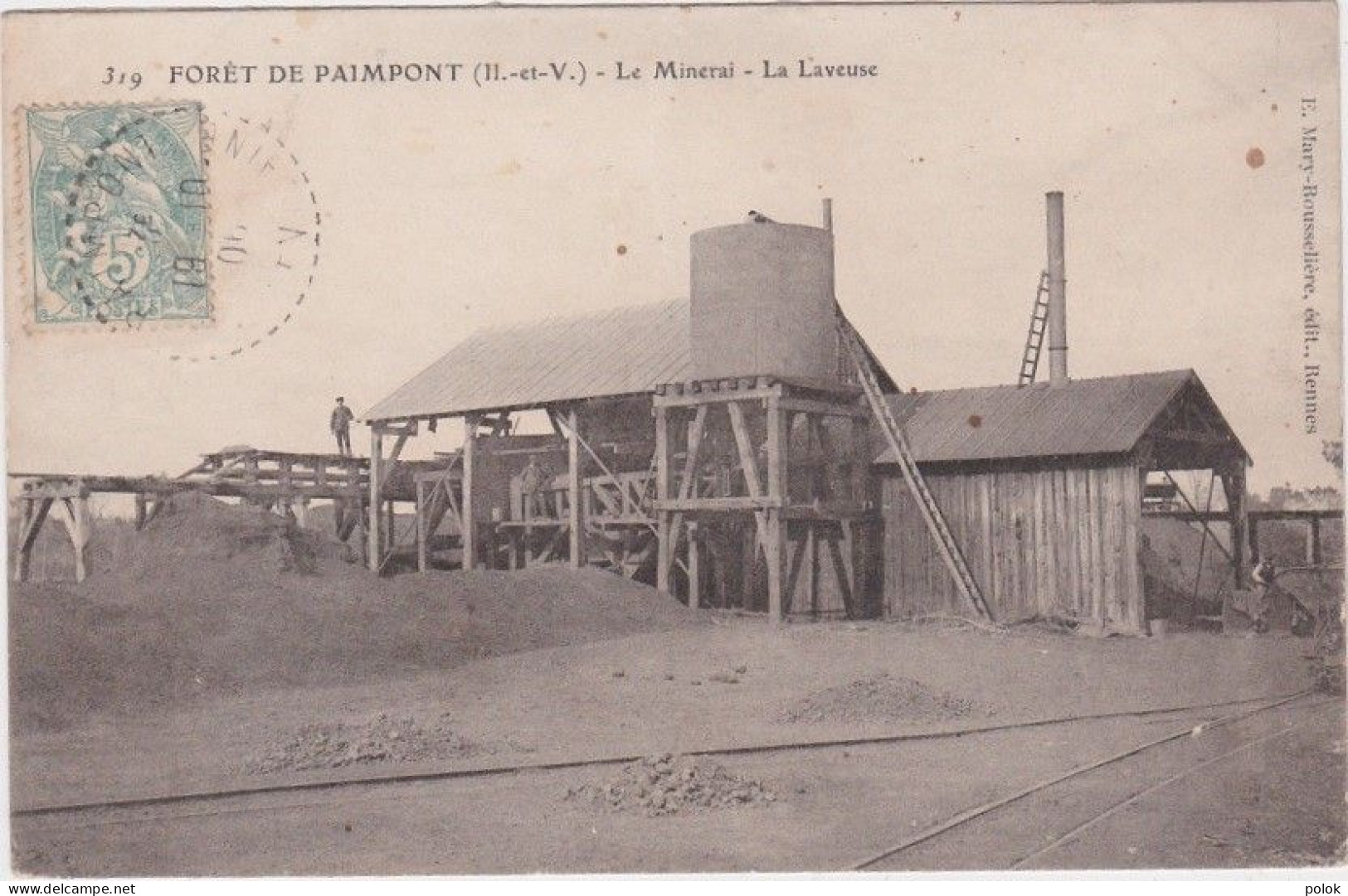 Cn – Cpa Forêt De PAIMPONT – Le Minerai – La Laveuse - Paimpont
