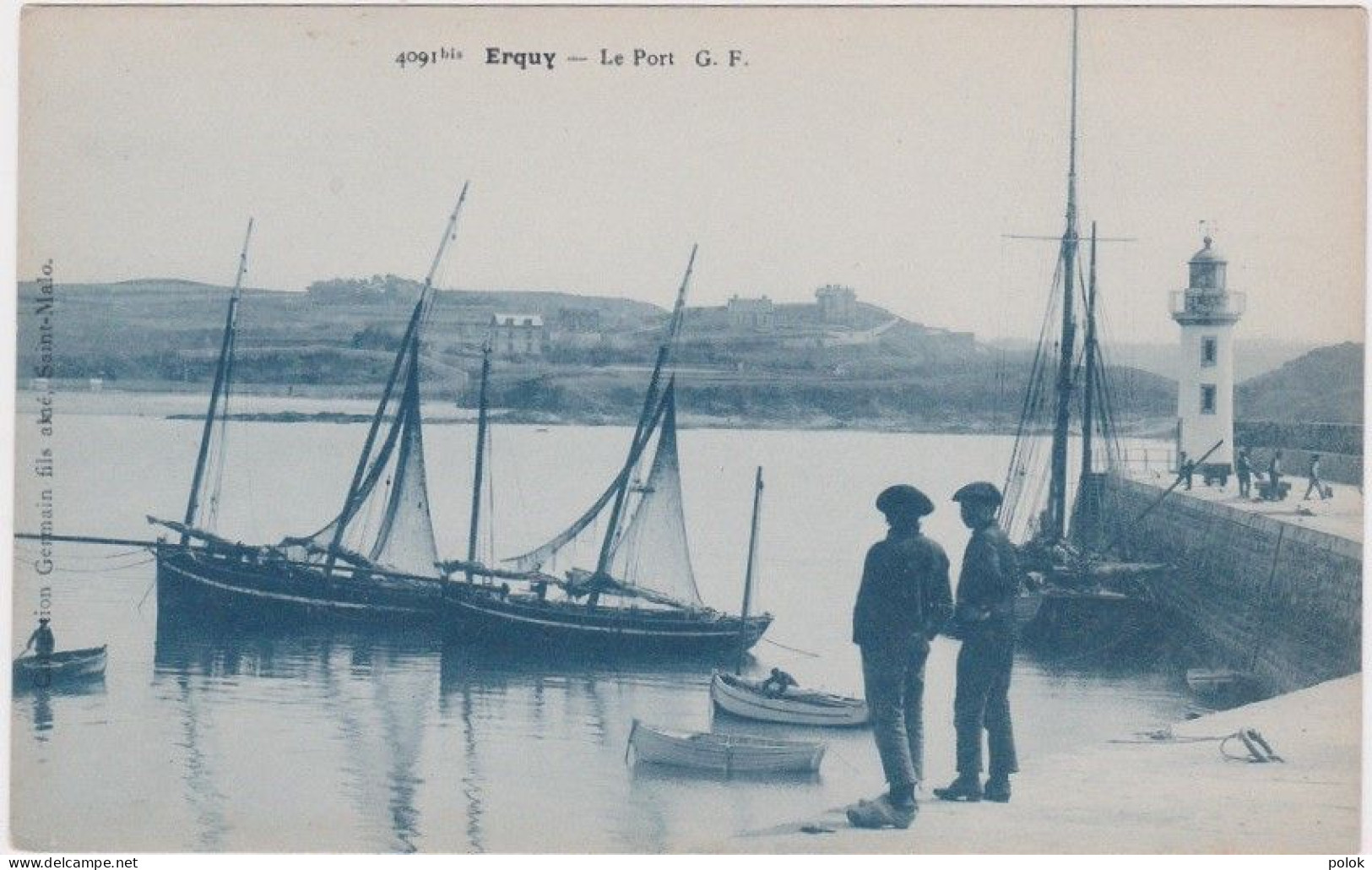 Cn – Cpa ERQUY – Le Port (Collection Germain, St Malo) - Erquy