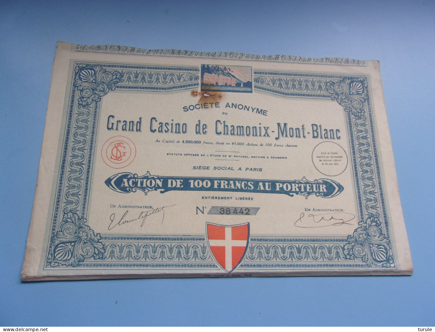 GRAND CASINO DE CHAMONIX MONT BLANC - Other & Unclassified