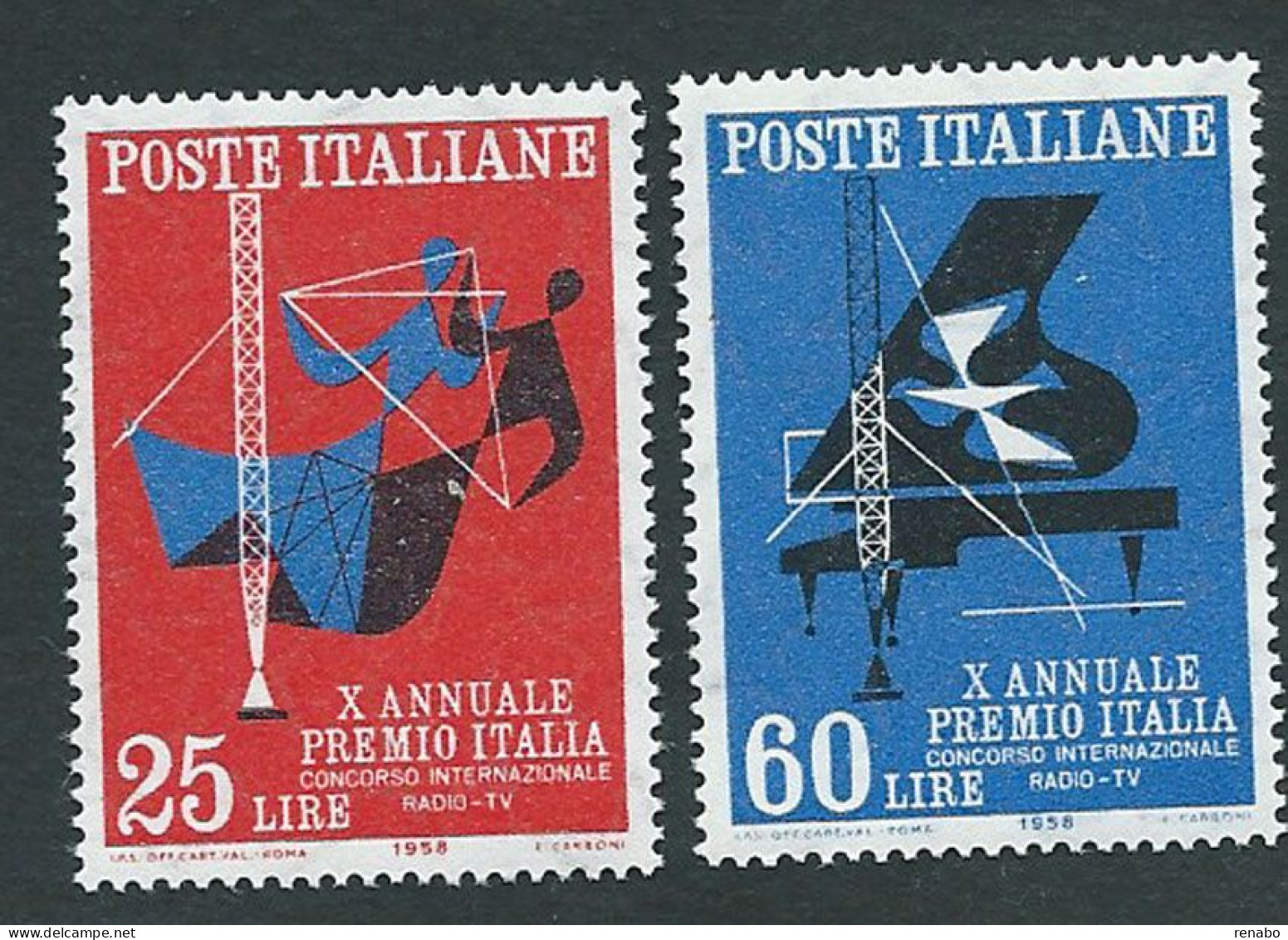 Italia, Italy, Italien, Italie 1958; Ballerini E Pianoforte, Dancing And Piano. Serie Completa. Nuovi. - Musique