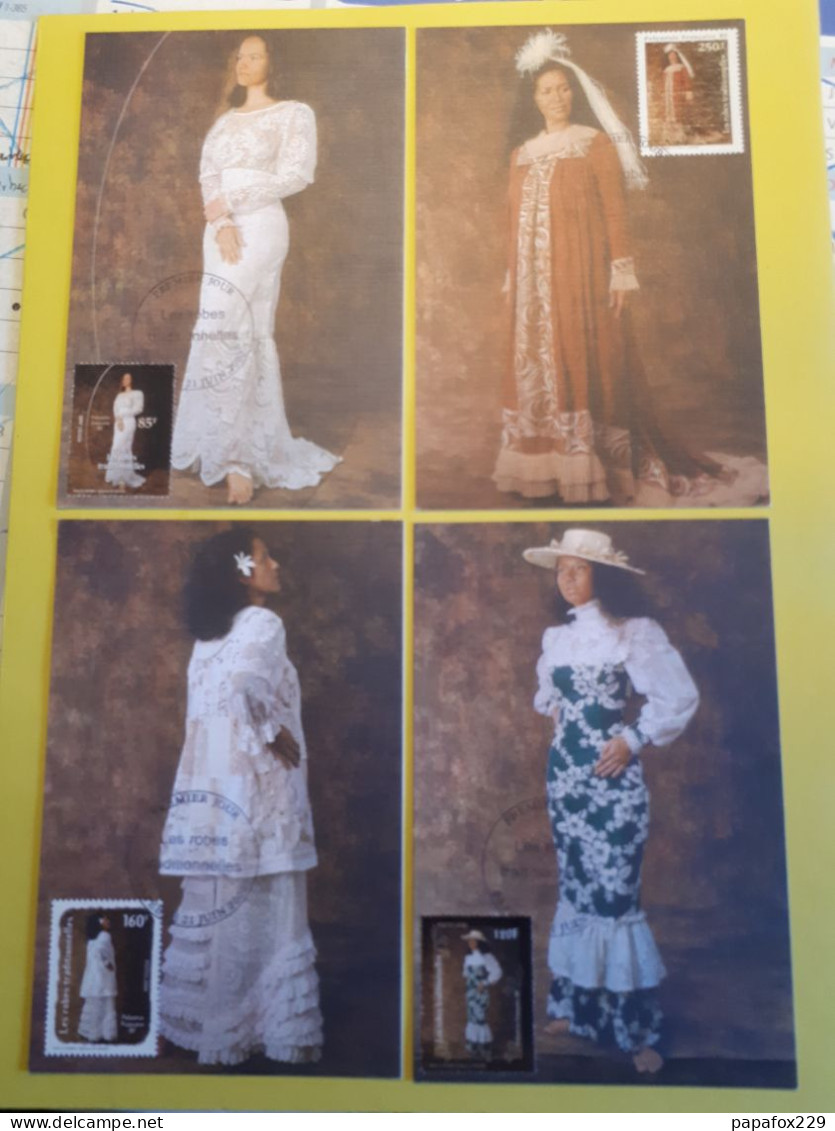 FDC POLYNESIE FRANCAISE ROBES TRADITIONNELLES 2000 - Other & Unclassified