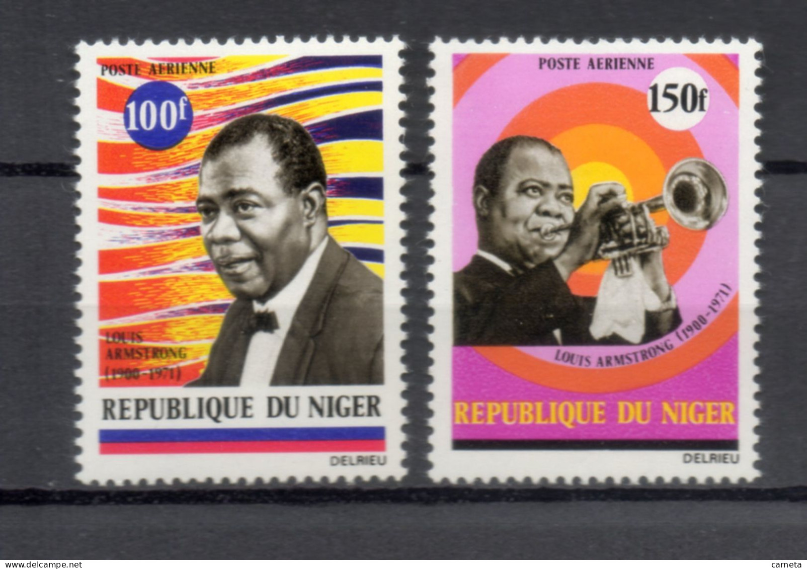 NIGER  PA  N° 168 + 169     NEUFS SANS CHARNIERE  COTE 7.00€    MUSICIEN ARMSTRONG - Niger (1960-...)