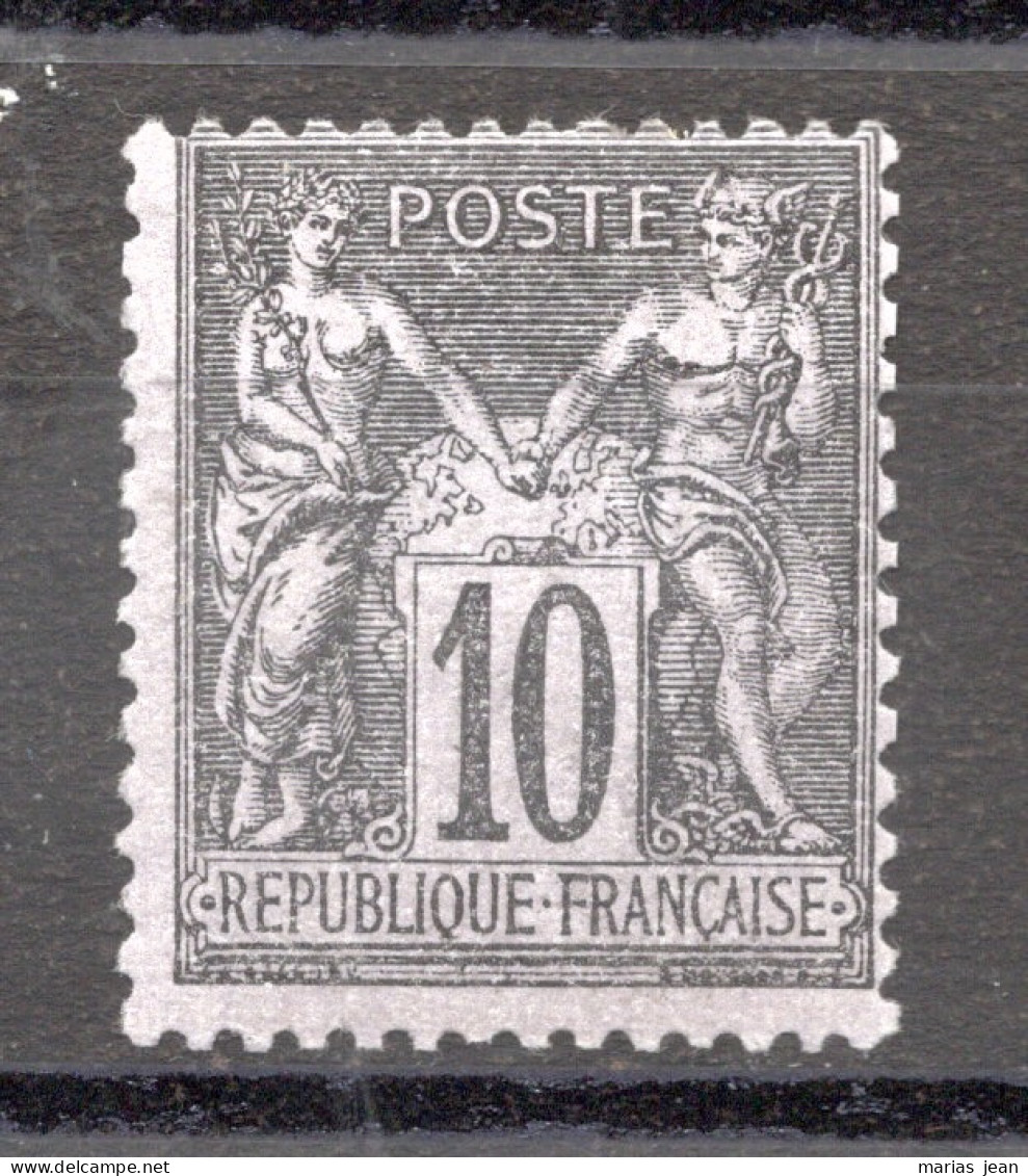 France  Numéro 89  N**   TB - 1876-1898 Sage (Type II)