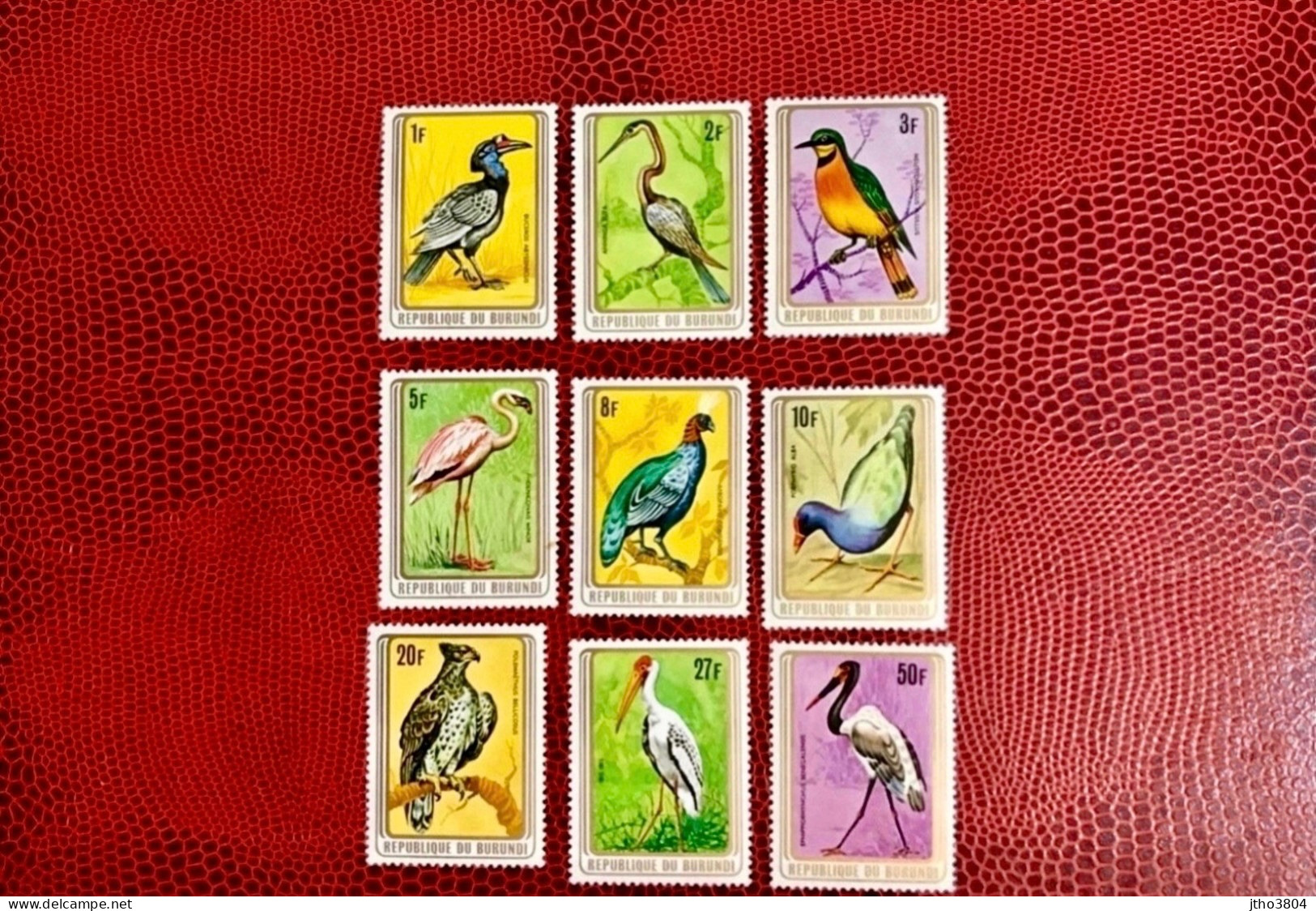 BURUNDI 1979 9v Neuf MNH **  Mi 1318 / 1326 Pájaro Bird Pássaro Vogel Ucello Oiseau - Storks & Long-legged Wading Birds