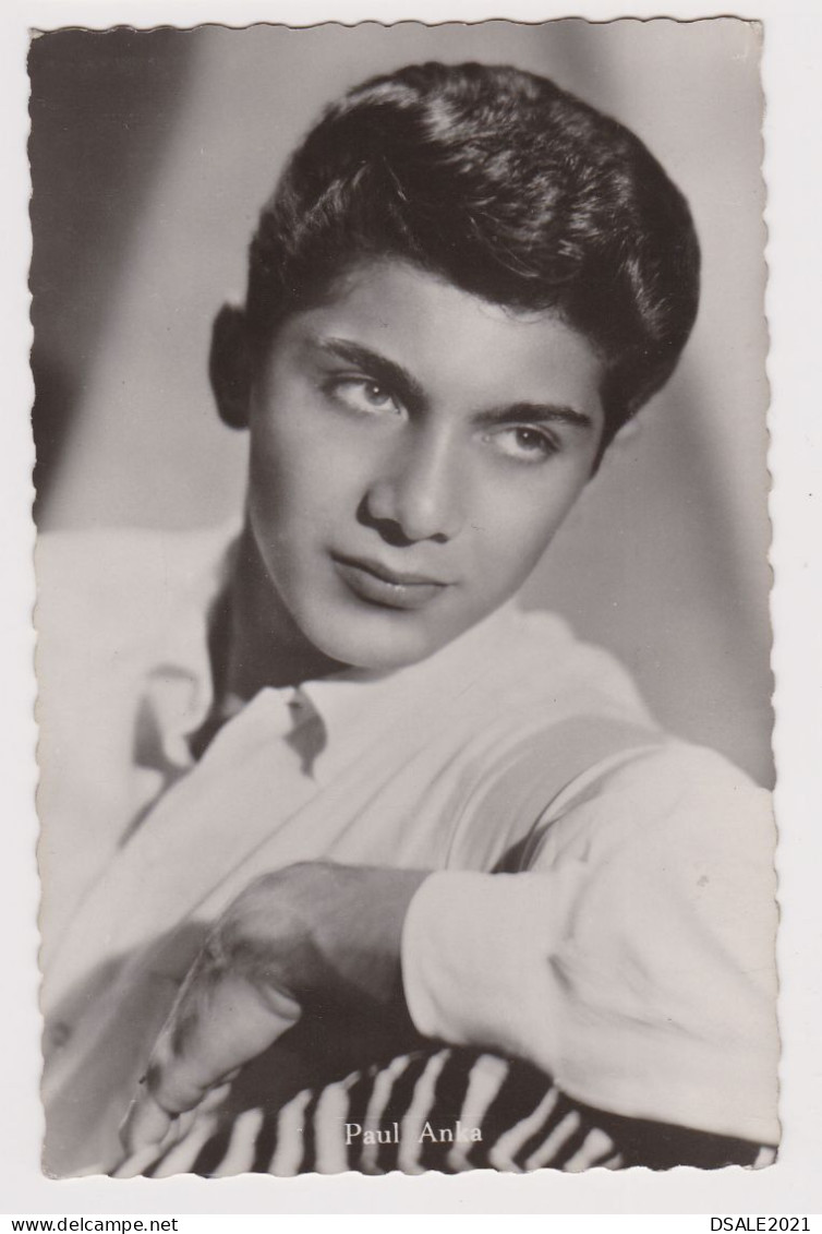 Canadian Singer PAUL ANKA, Vintage Photo Postcard RPPc AK (155) - Künstler