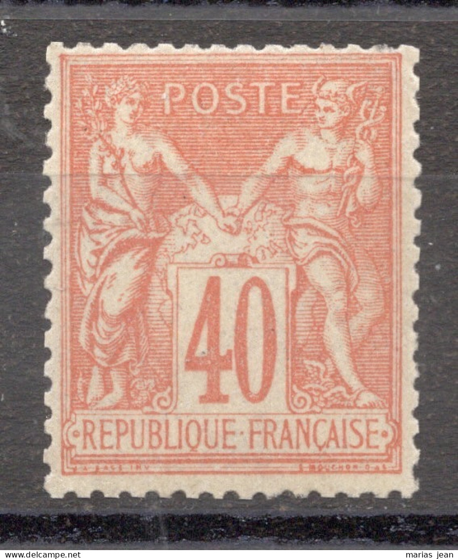 France  Numéro 94  N**   Signé Calves  TB - 1876-1898 Sage (Type II)