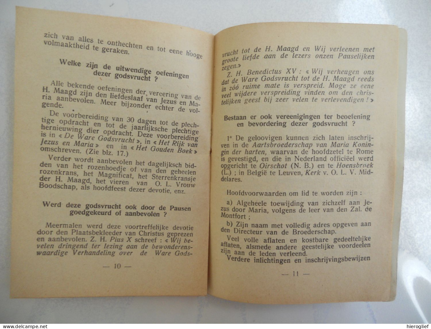 De Volmaakte Godsvrucht Tot De Allerheiligste Maagd Volgens Den Zaligen Louis-Marie Grignion De Montfort / 1931 Maria - Godsdienst & Esoterisme