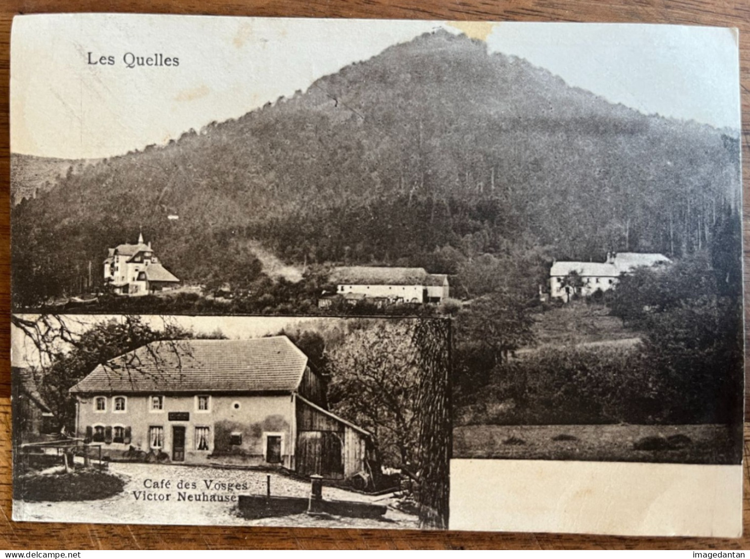 La Broque - Les Quelles - Yquell - Café Des Vosges - Victor Neuhauser - 17/06/1924 - La Broque