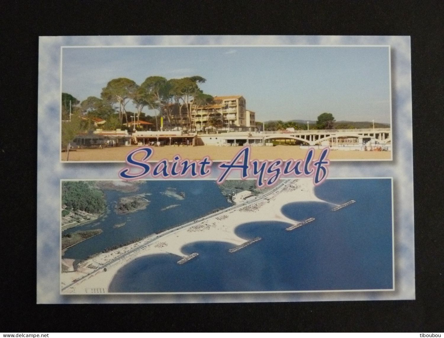 SAINT AYGULF - VAR - FLAMME MUETTE SUR MARIANNE LAMOUCHE - FRENCH RIVIERA - Mechanical Postmarks (Advertisement)