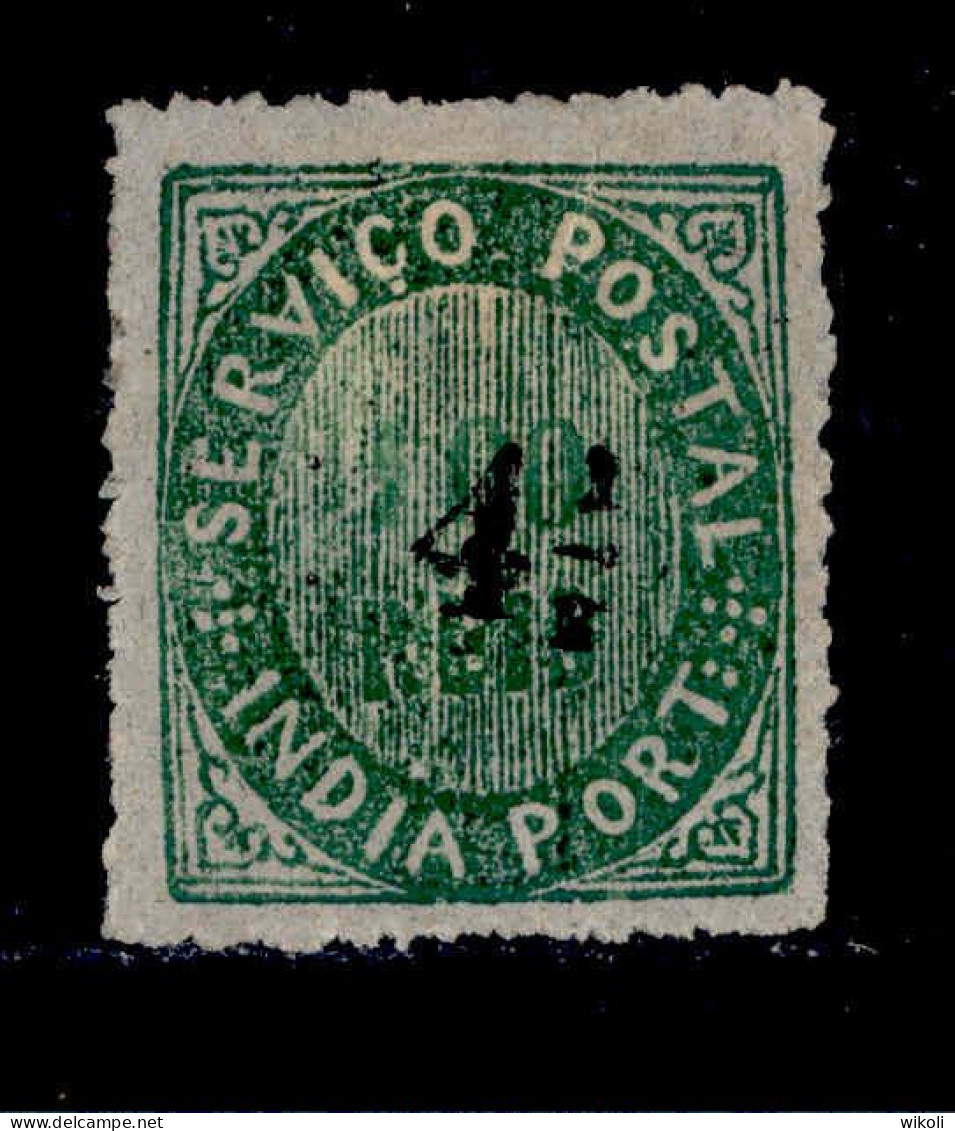 ! ! Portuguese India - 1883 Native 4 1/2 R - Af. 124b - MH - Portugiesisch-Indien