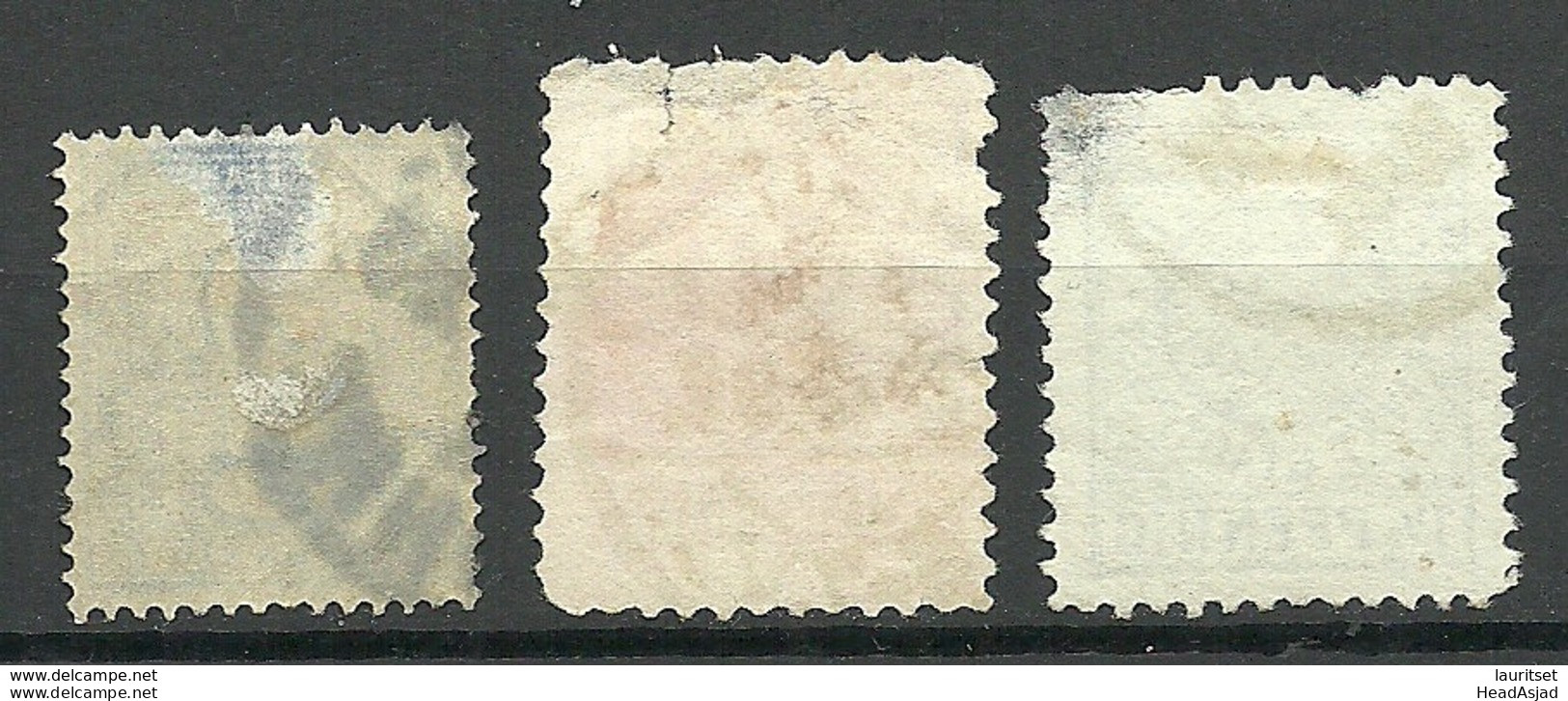 GERMANY Ca 1890 Privater Stadtpost Private Local City Post Courier, 3 Stamps NB! FAULTS! - Correos Privados & Locales