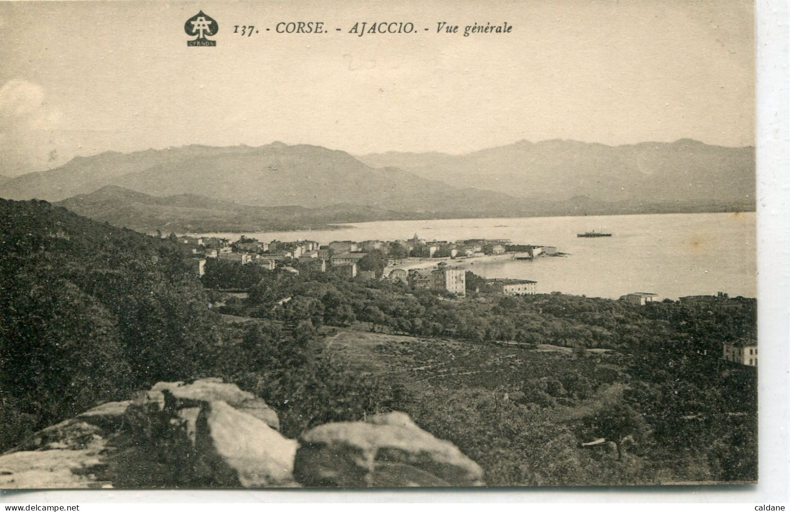 2A-CORSE  - AJACCIO - Vue Generale     Collection .    A.Tomasi - Ajaccio