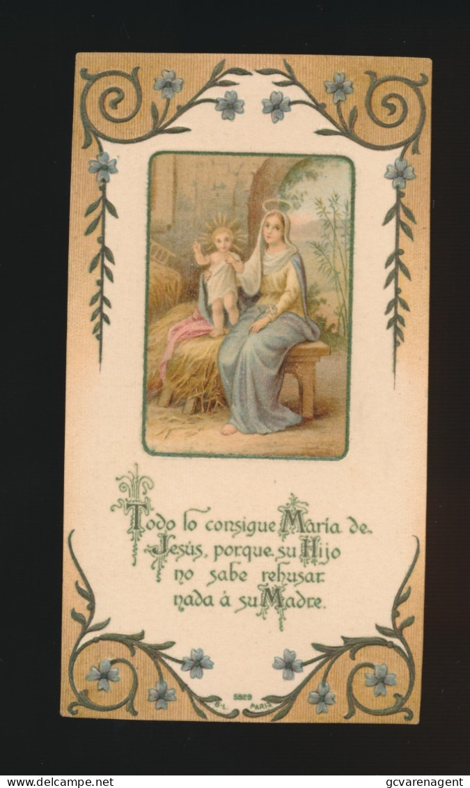 IMAGE PIEUSE , H. PRENTJE.          MARIA   JESUS - Imágenes Religiosas