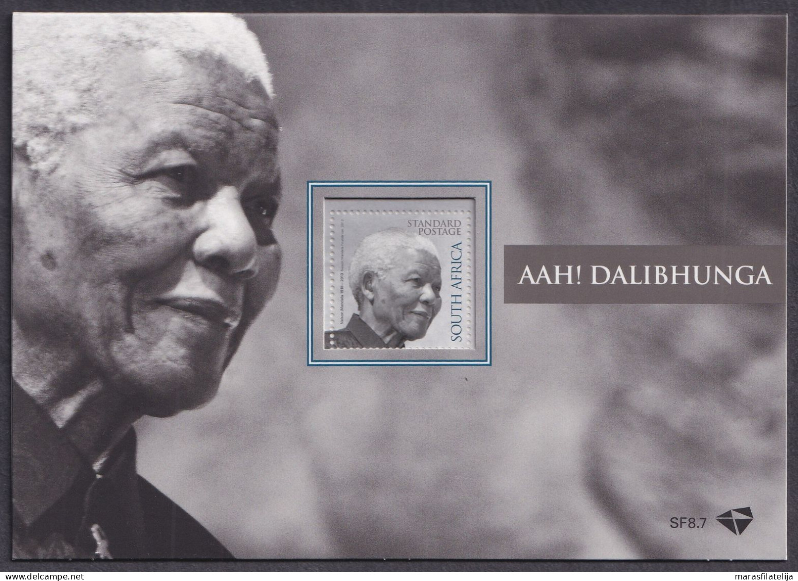 South Africa, 2013, Nelson Mandela, Posthumous Commemorative Souvenir Sheet In Special Folder / Booklet - Sonstige & Ohne Zuordnung