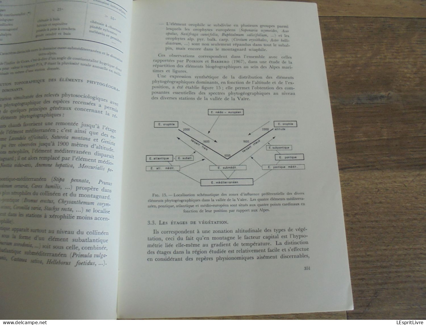 LES NATURALISTES BELGES N° 7 Année 1971 Régionalisme Région Peyresq France Alpes Hte Provence Végétation Botanique Flore