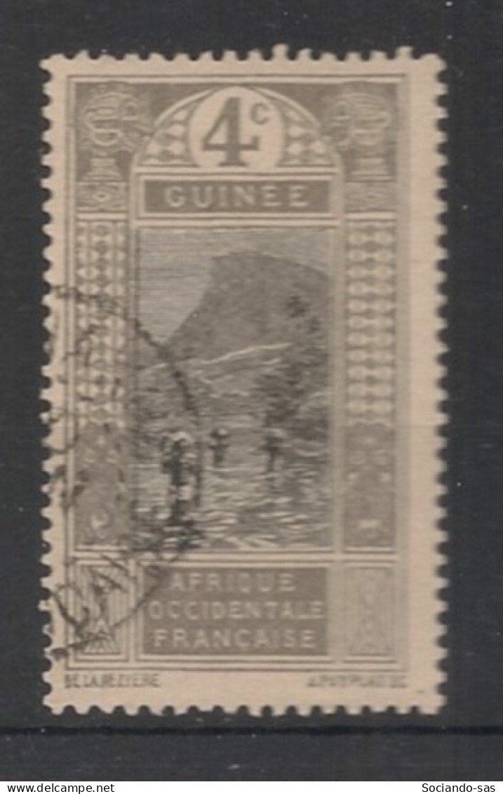 GUINEE - 1913 - N°YT. 65 - Gué à Kitim 4c Gris - Oblitéré / Used - Oblitérés