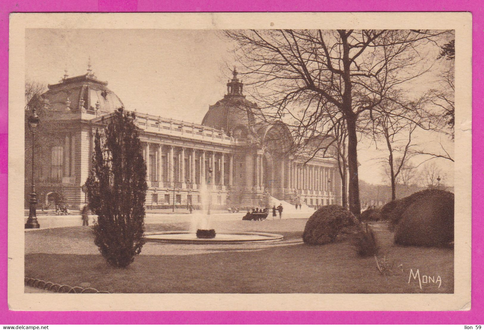 294256 / France - Paris - Le Petit Palais ( Champs- Elysees) PC 1929 PARIS - 25 USED 90 C. Marcelin Berthelot - Chemist - Covers & Documents