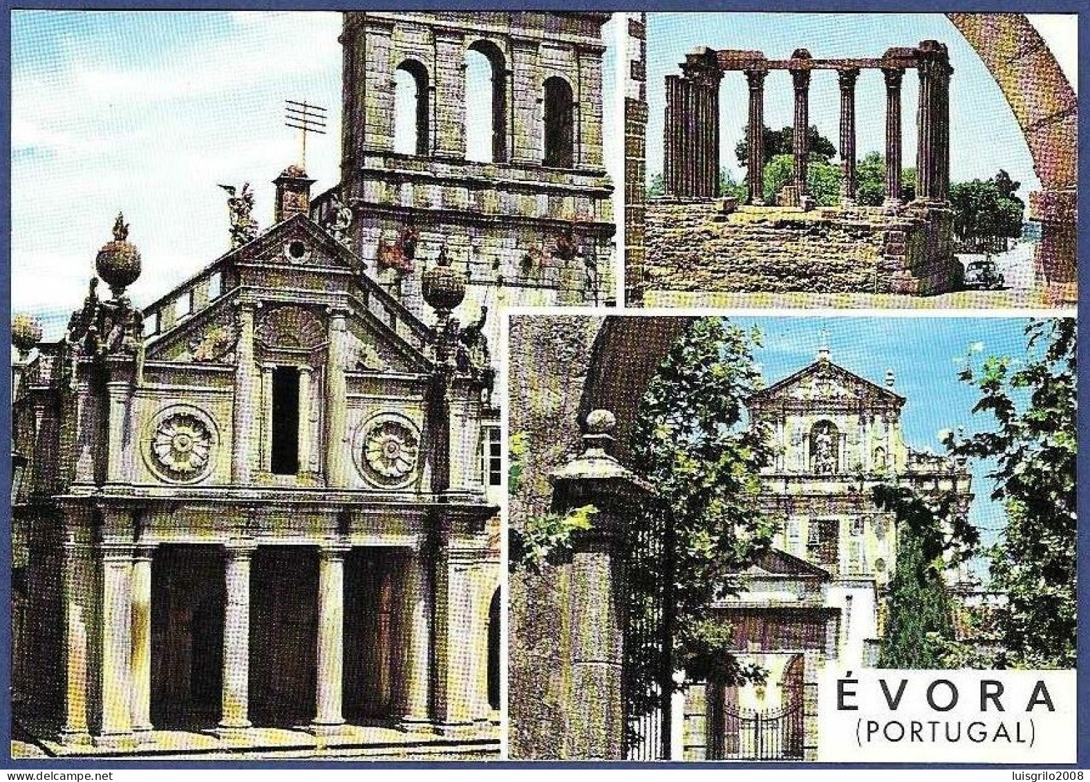 Évora - Nª Sª Da Graça, Templo De Diana E Templo Da Cartuxa -|- EP Editorial Promoção - Evora