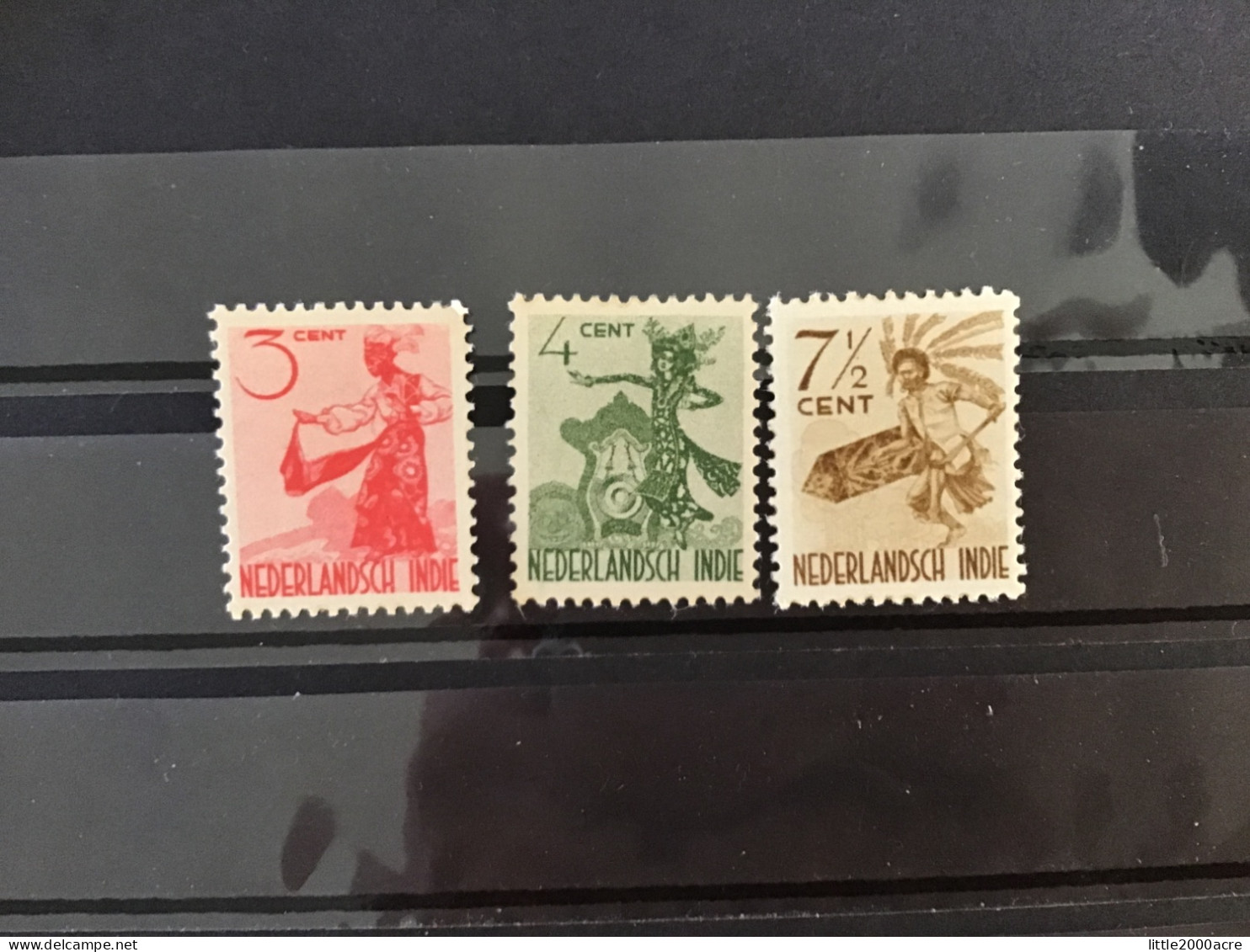 Netherlands Indies 1948 Dancers Mint SG 514-6 NVPH 334-6 - Niederländisch-Indien