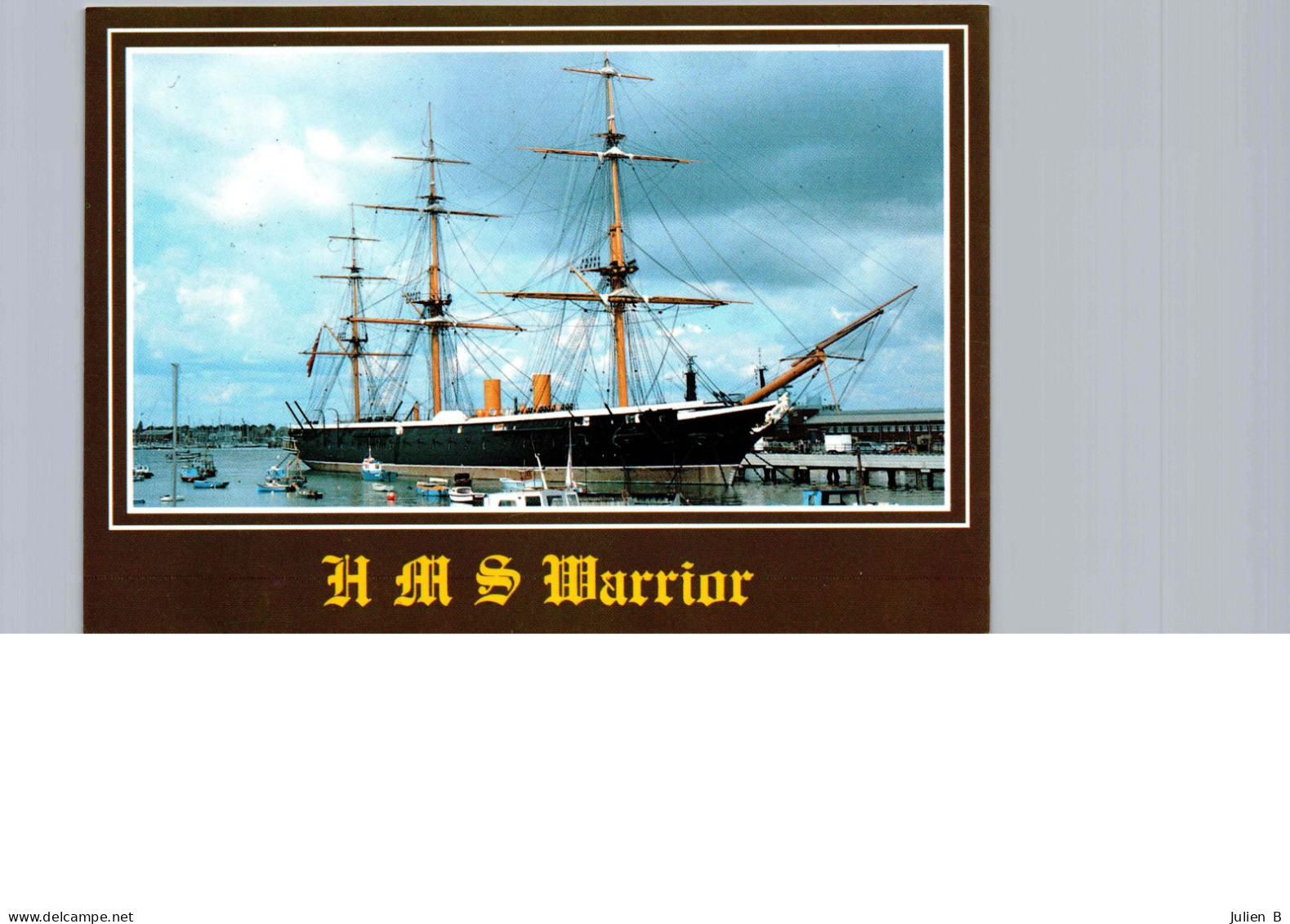 HMS Warrior 1860 - Zeilboten