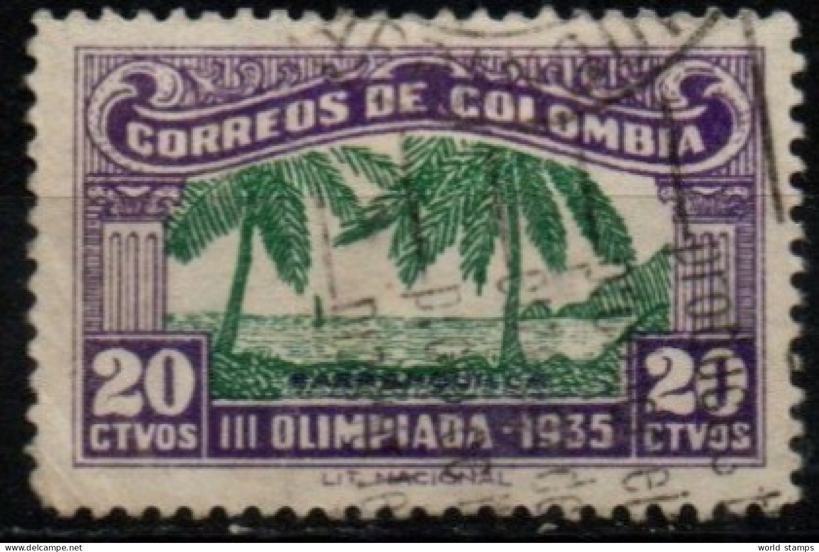COLOMBIE 1935 O - Colombia