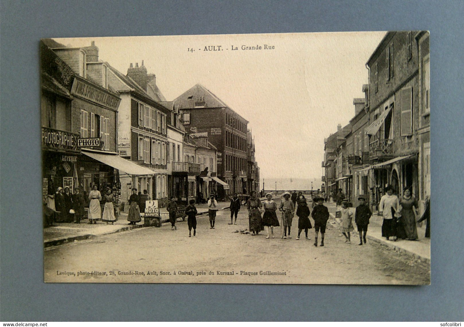 80 - AULT - La Grande Rue (animée) - Ault