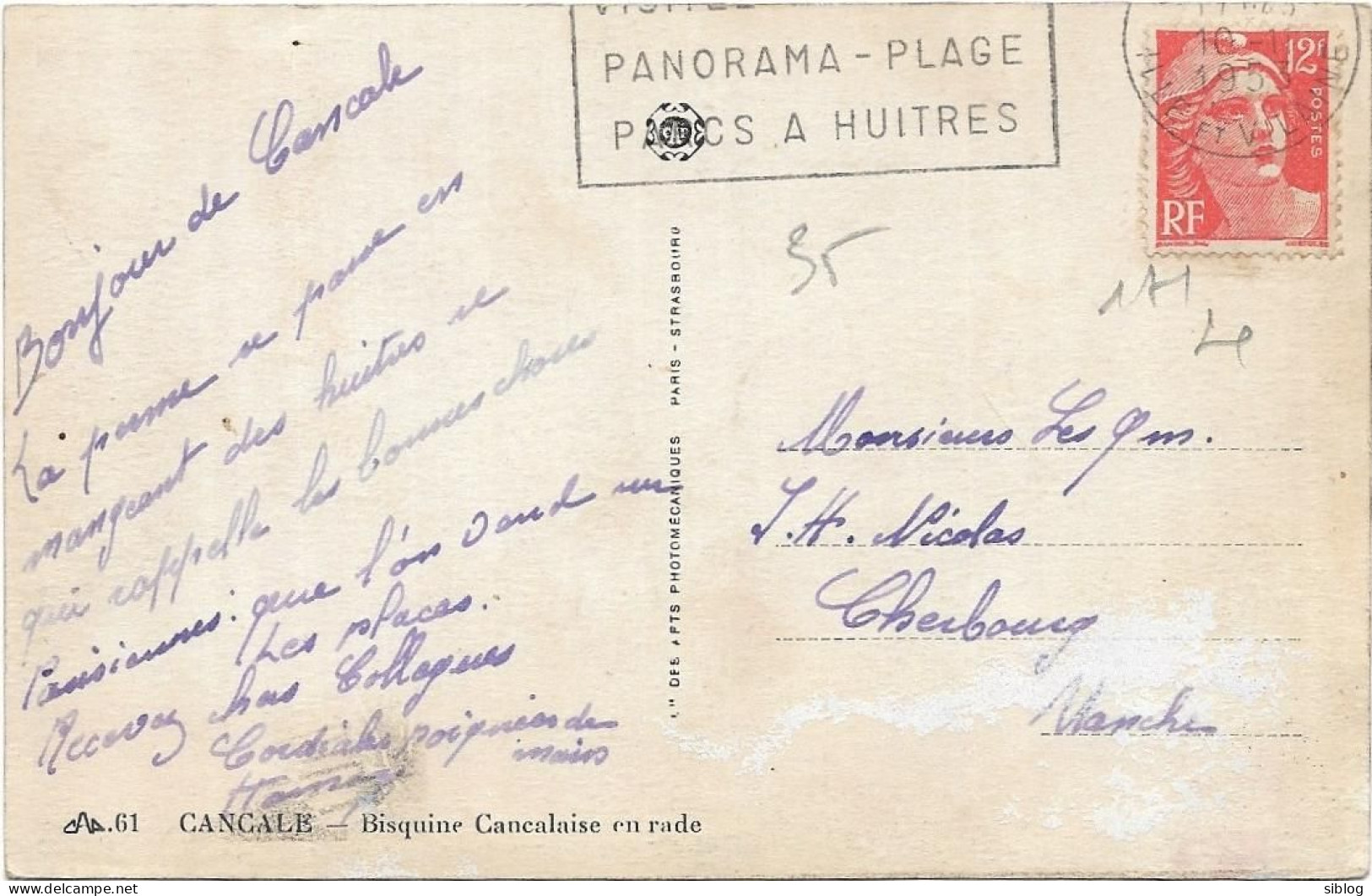 CPA - CANCALE - Bisquine Cancalaise En Rade - Cancale