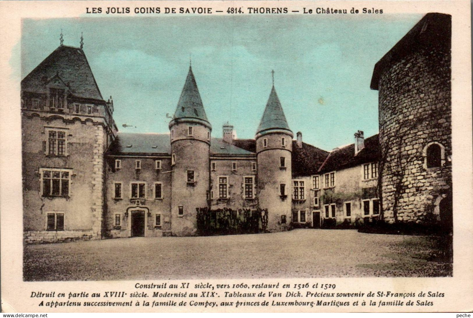 N°3154 W -cpa Thorens -le Château De Sales- - Thorens-Glières