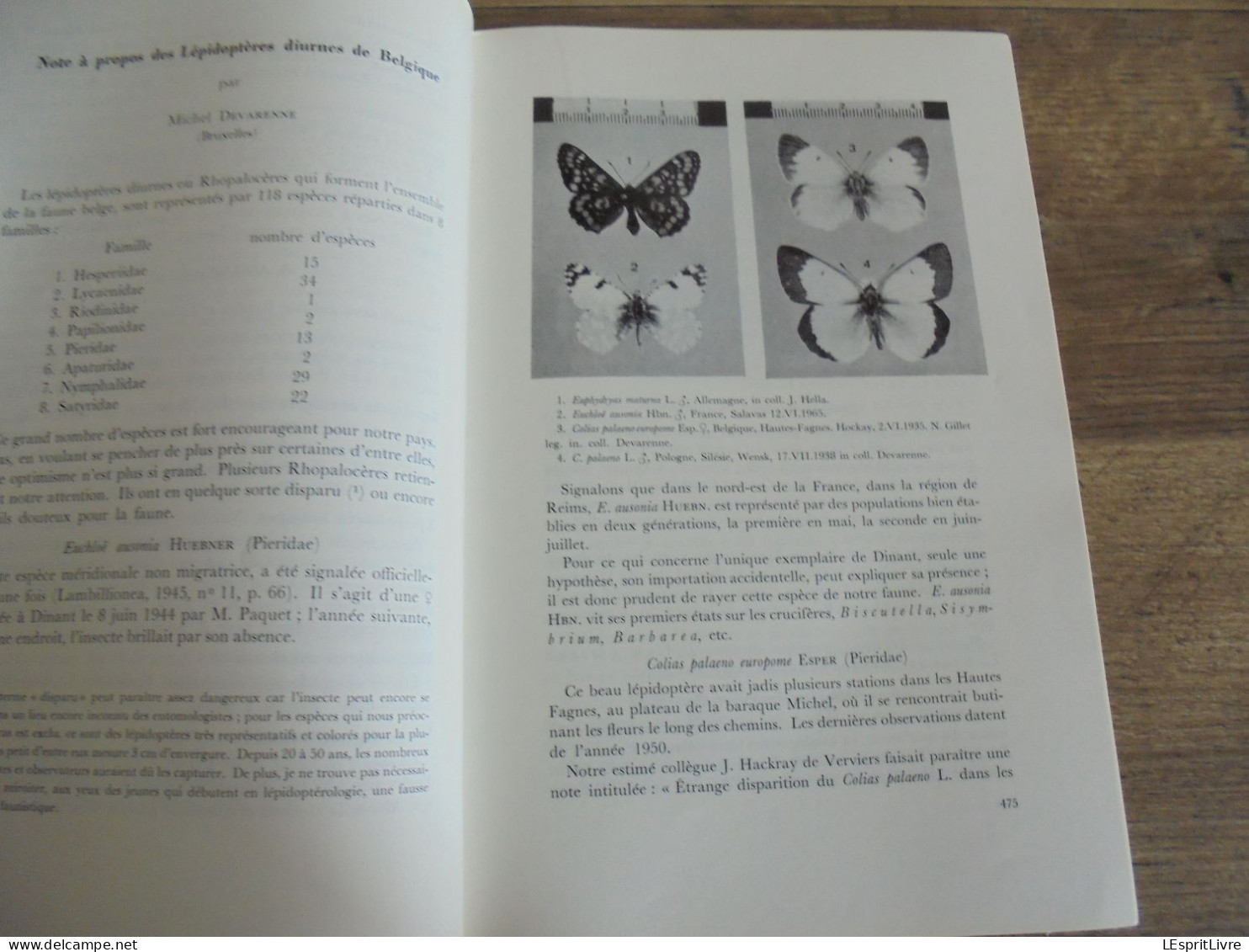 LES NATURALISTES BELGES N° 9 Année 1971 Régionalisme Végétation des Murs Papillons Lépidoptères Botanique Flore