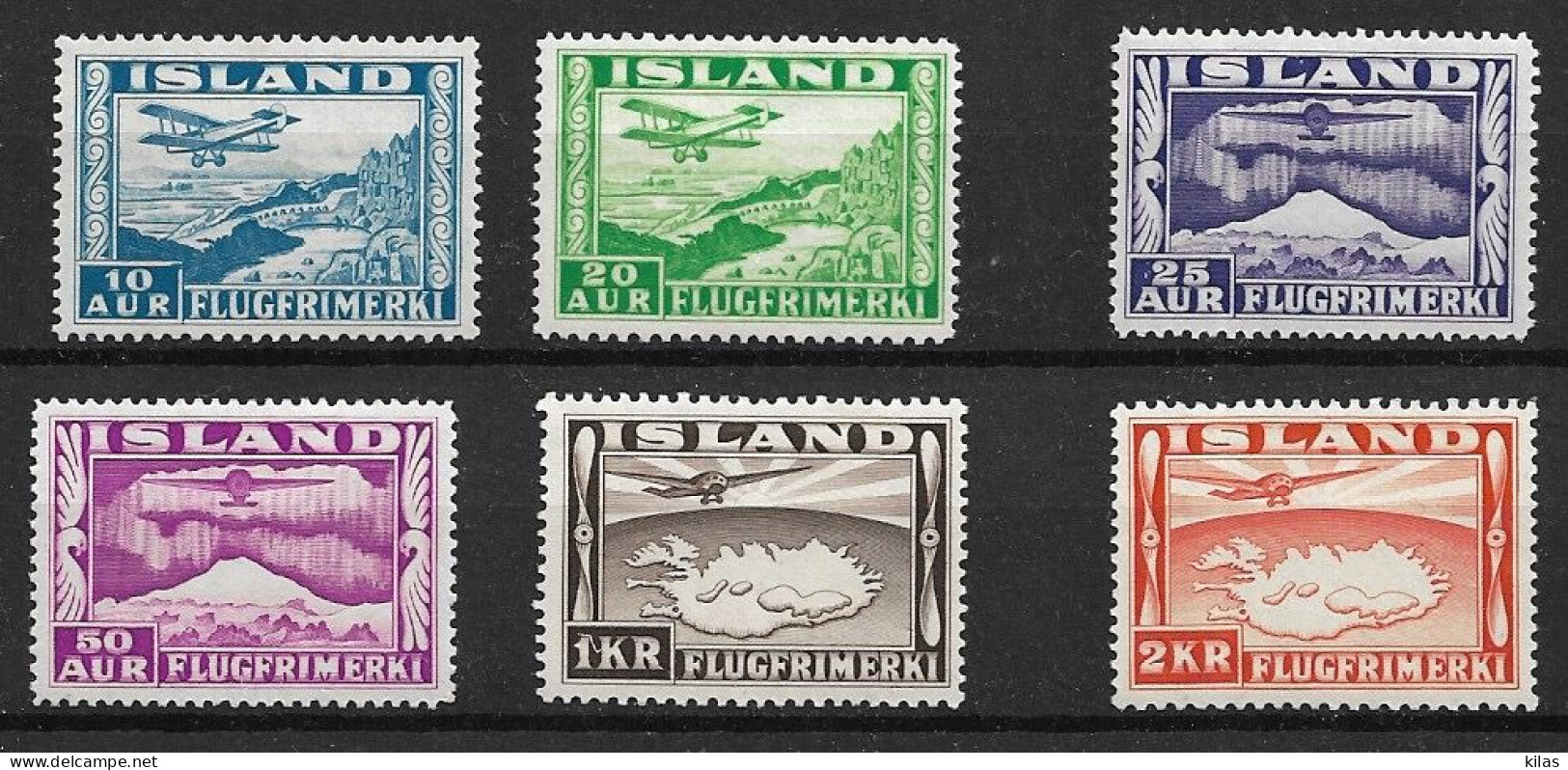 ICELAND 1934 Airmal  MH+ MNH - Poste Aérienne